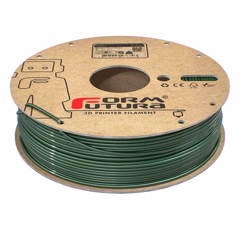 FormFutura - Blinded Green Pearl PETG 2.85mm - 0.75kg