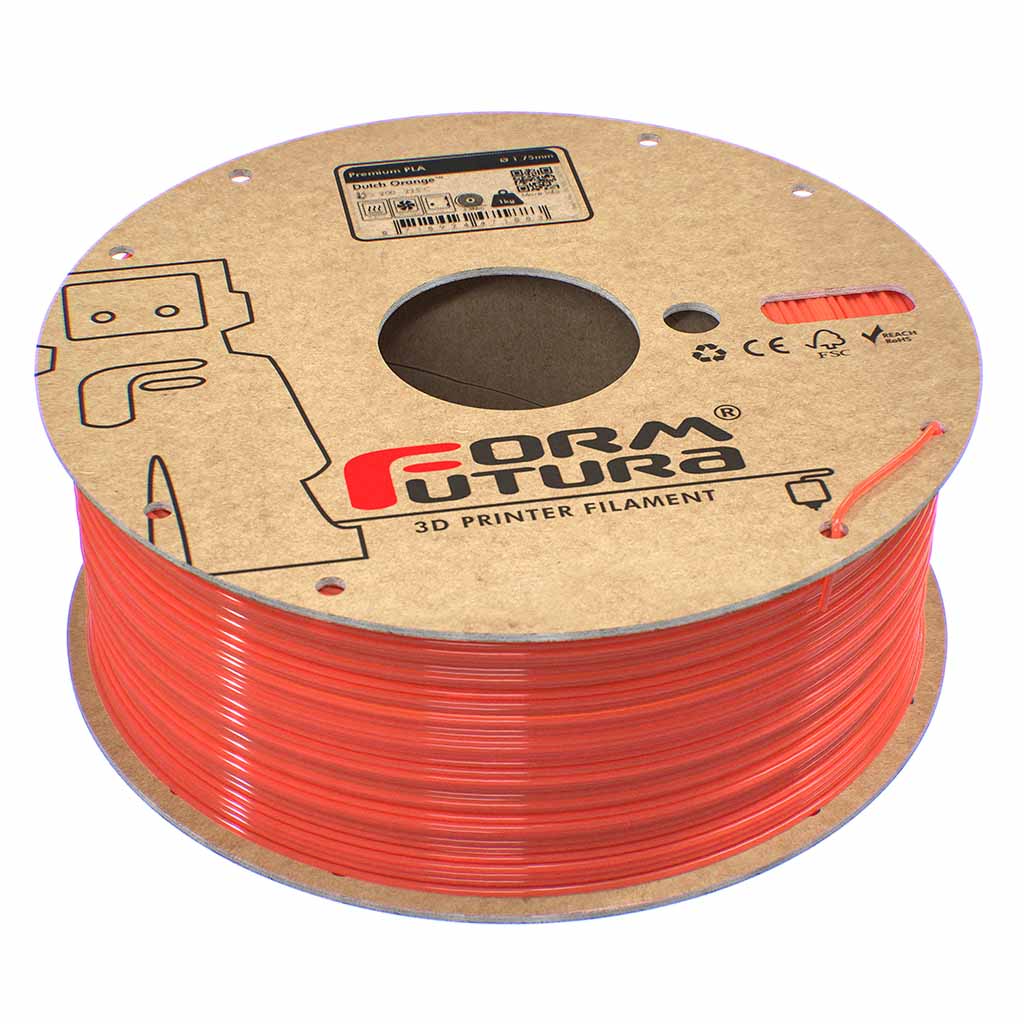 FormFutura - Premium Dutch Orange PLA 1.75mm - 1kg