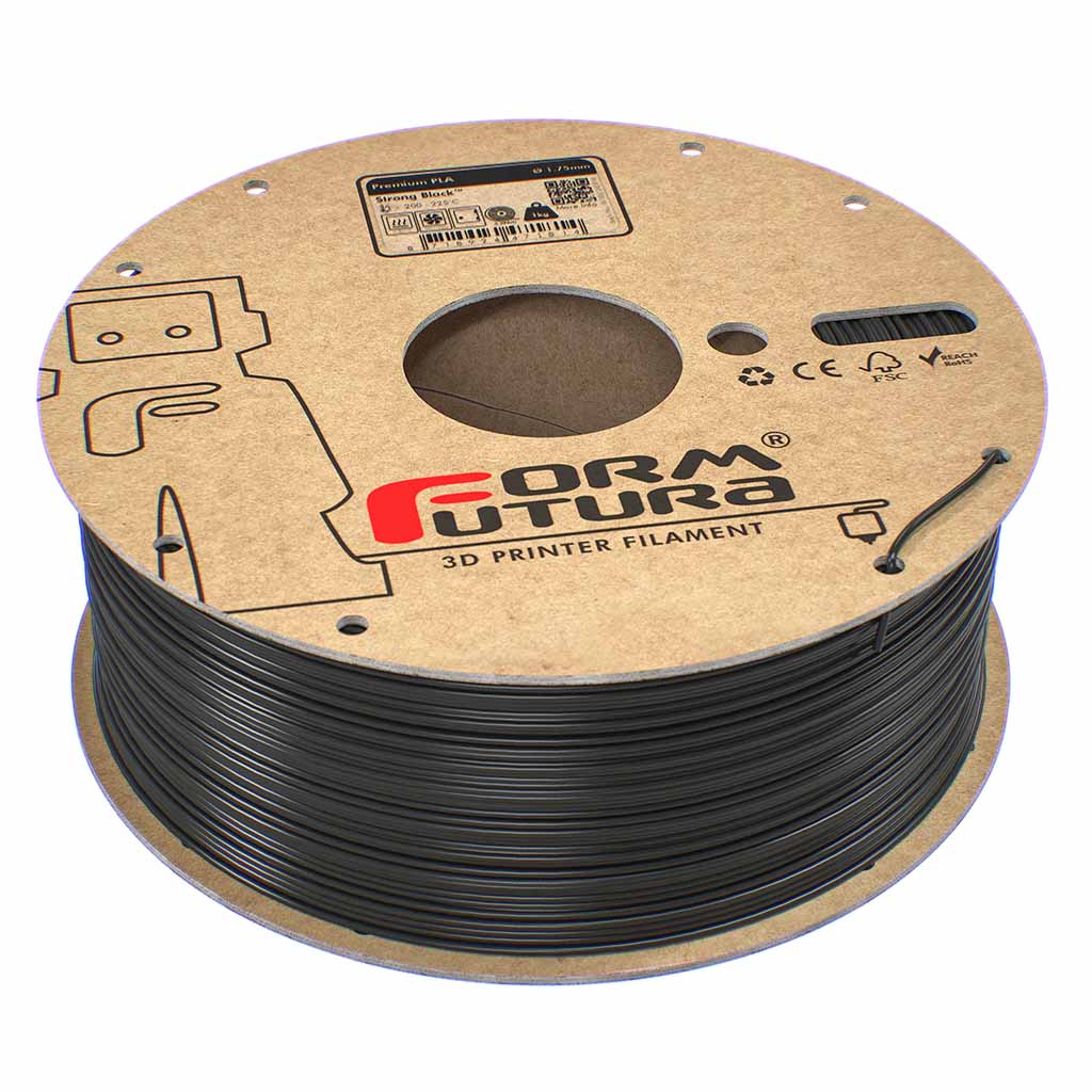 FormFutura - Premium Strong Black PLA 1.75mm - 1kg