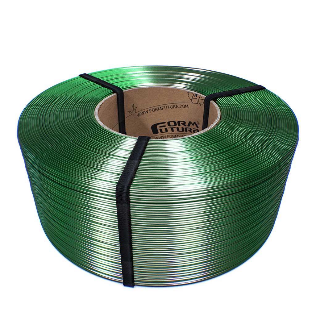 FormFutura - Refill White & Green Glossy PLA 1.75mm - 2kg