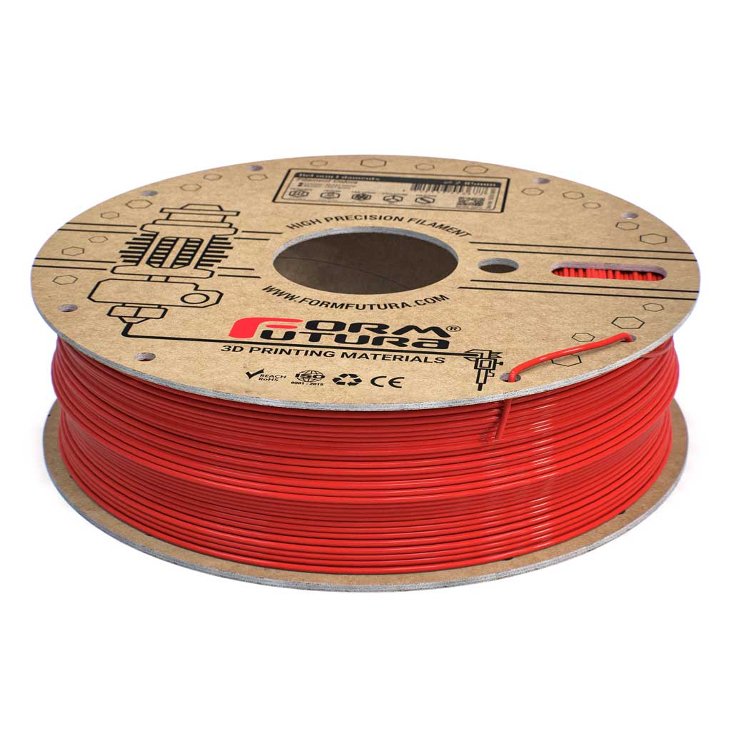FormFutura - High Precision Traffic Red PLA 1.75mm - 0.75kg