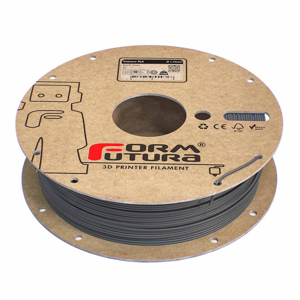 FormFutura - Volcano Dark Grey PLA 1.75mm - 0.75kg