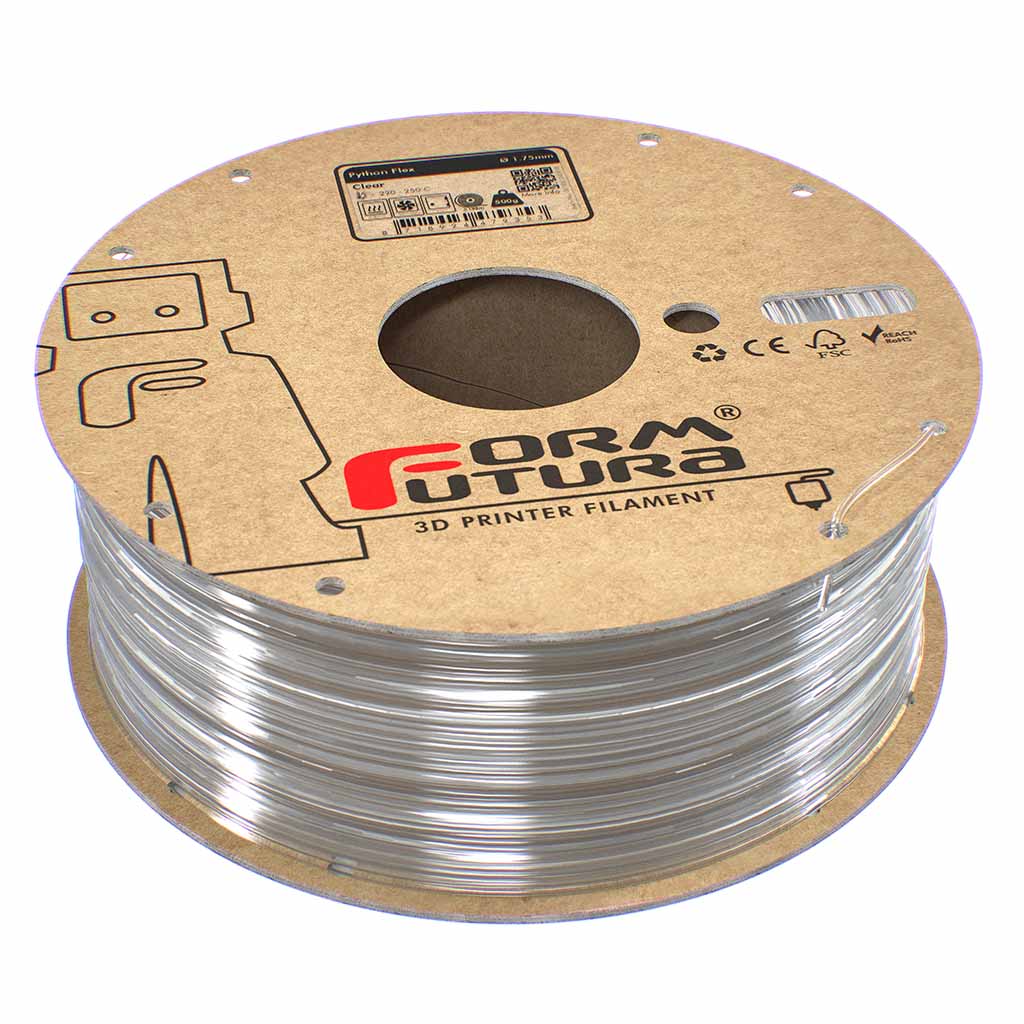 FormFutura - Clear 98A Transparent TPU 1.75mm - 0.5kg