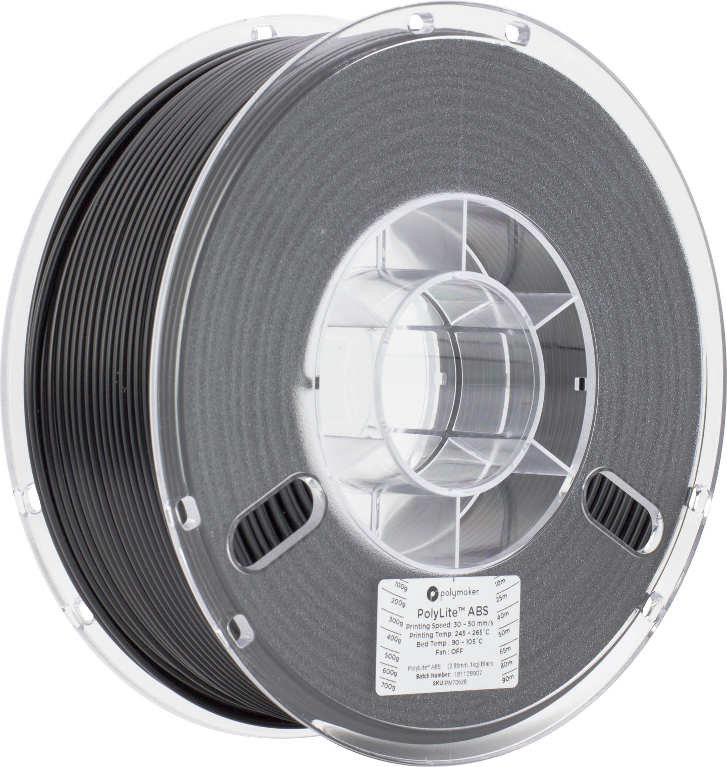 Polymaker - PolyLite Black ABS 2.85mm - 1kg