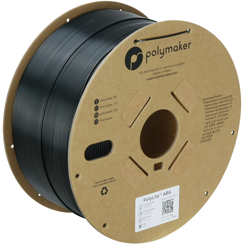 Polymaker - PolyLite Black ABS 1.75mm - 3kg