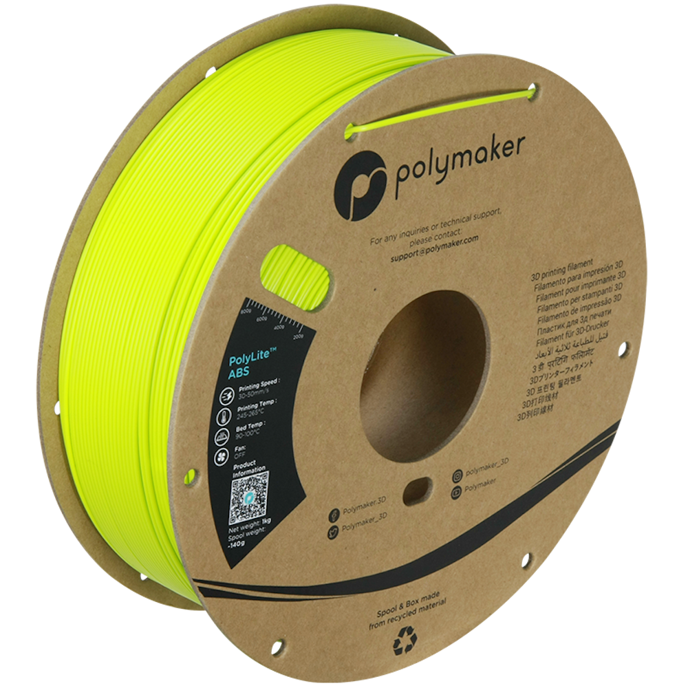Polymaker - PolyLite Lime ABS 1.75mm - 1kg