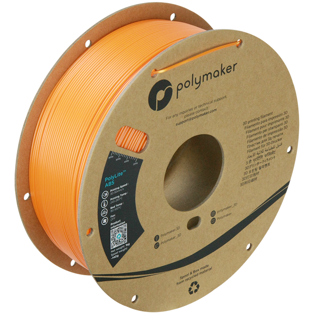 Polymaker - PolyLite Orange ABS 1.75mm - 1kg