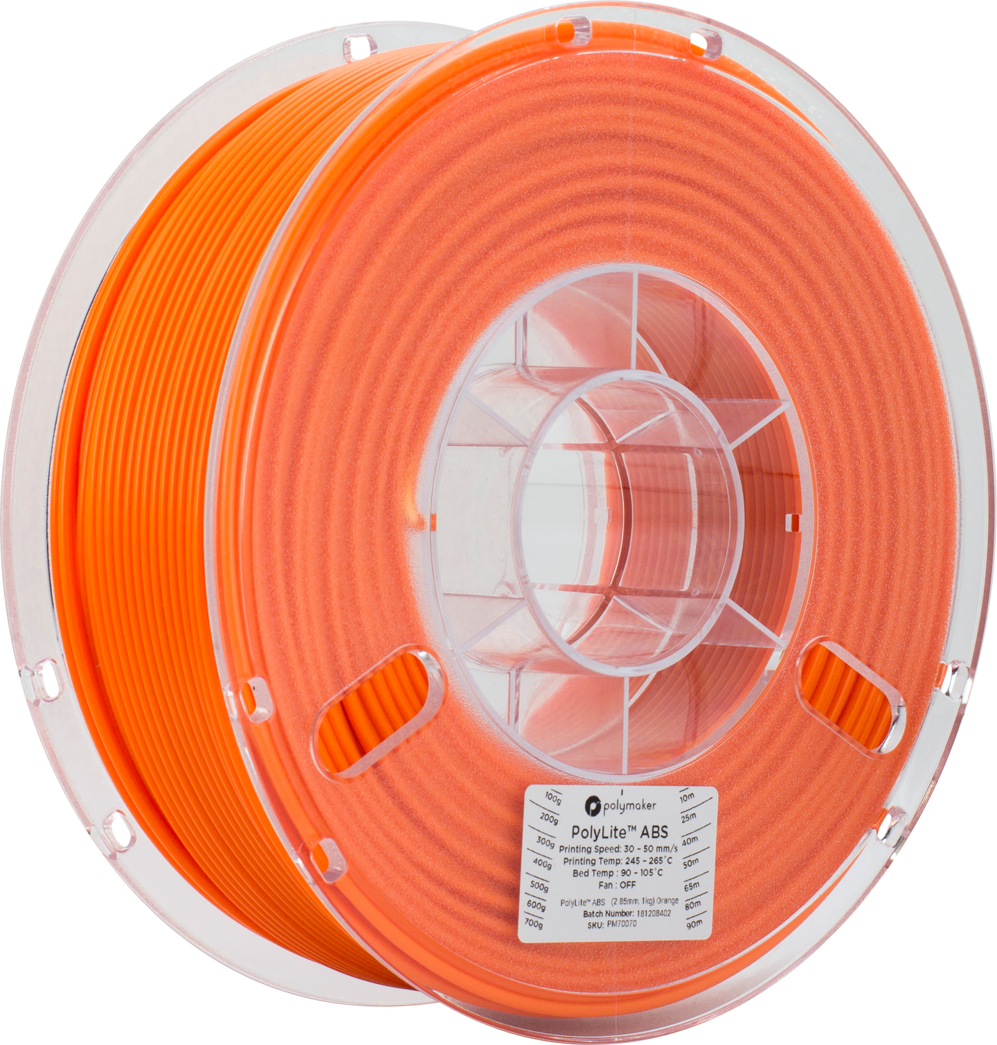 Polymaker - PolyLite Orange ABS 2.85mm - 1kg