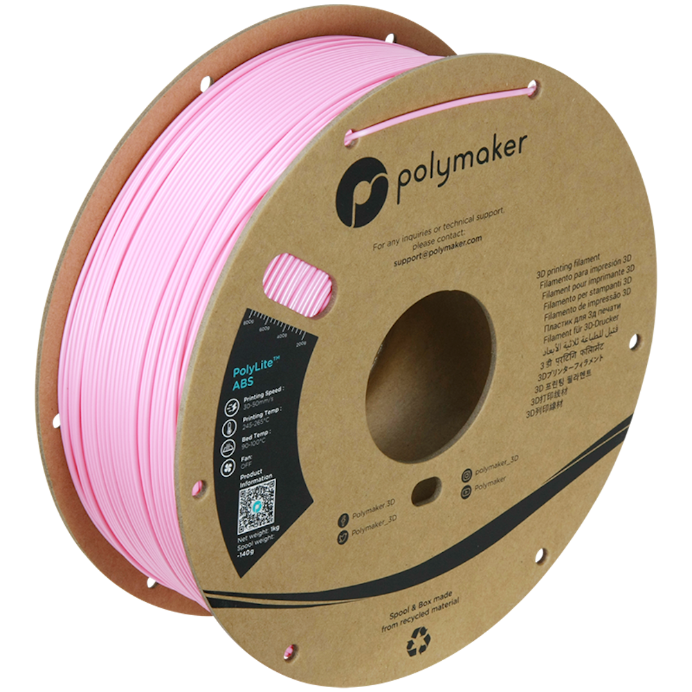 Polymaker - PolyLite Pink ABS 1.75mm - 1kg