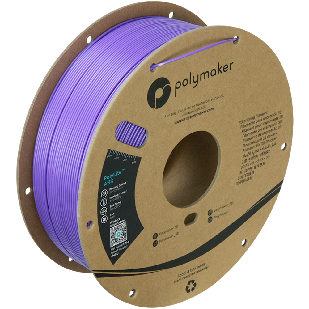 Polymaker - PolyLite Purple ABS 1.75mm - 1kg