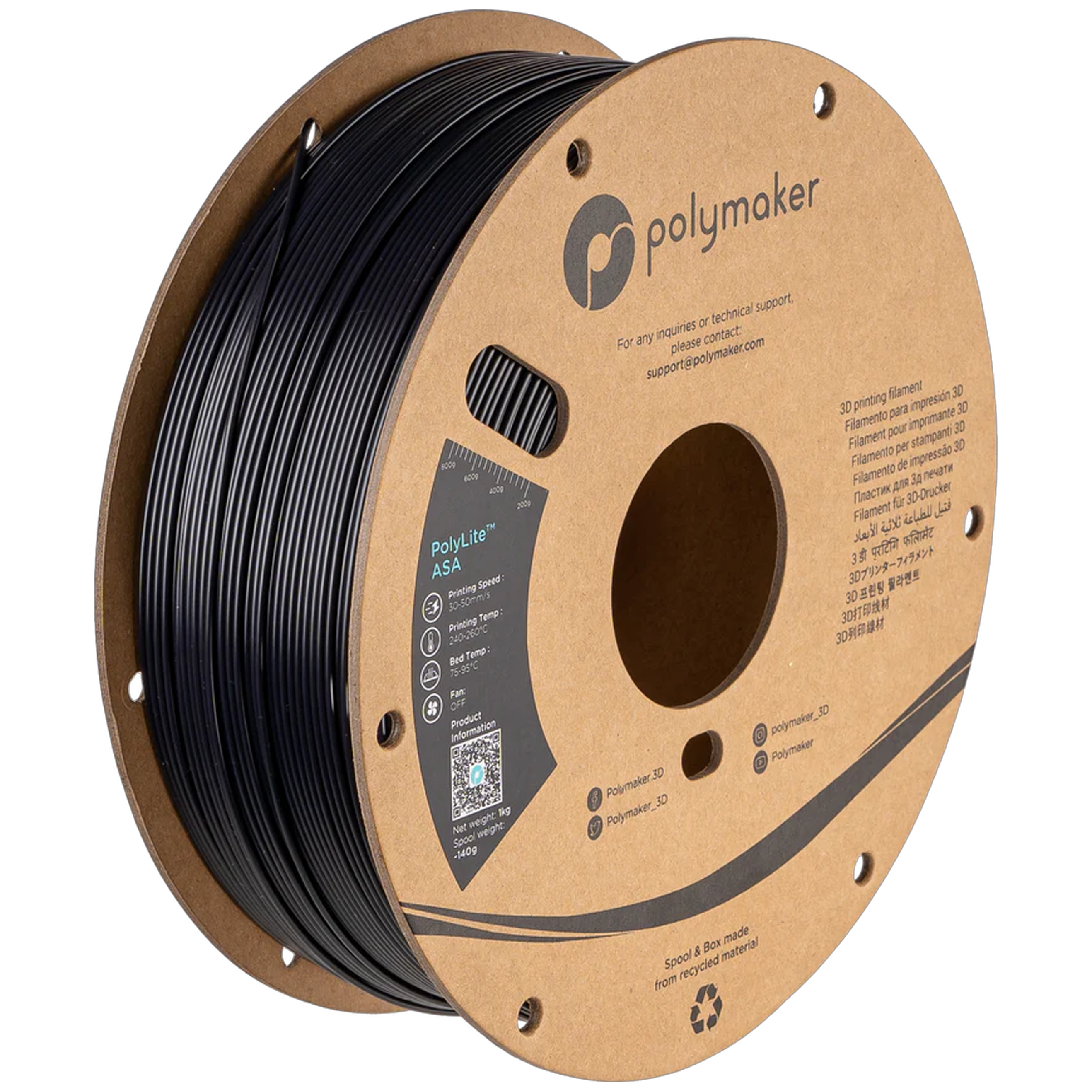 Polymaker - Black ASA - 1kg