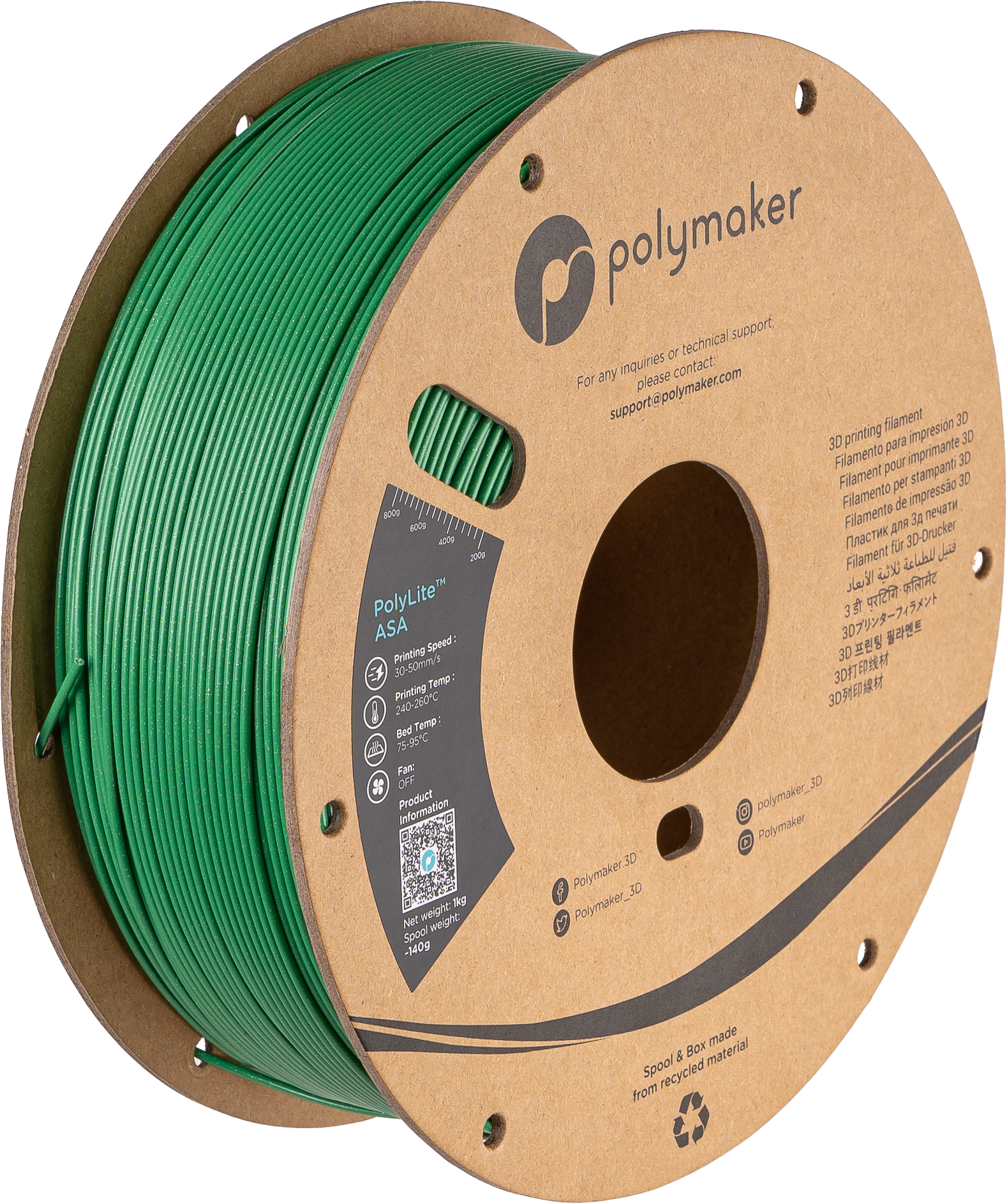 Polymaker - Green Galaxy ASA - 1kg