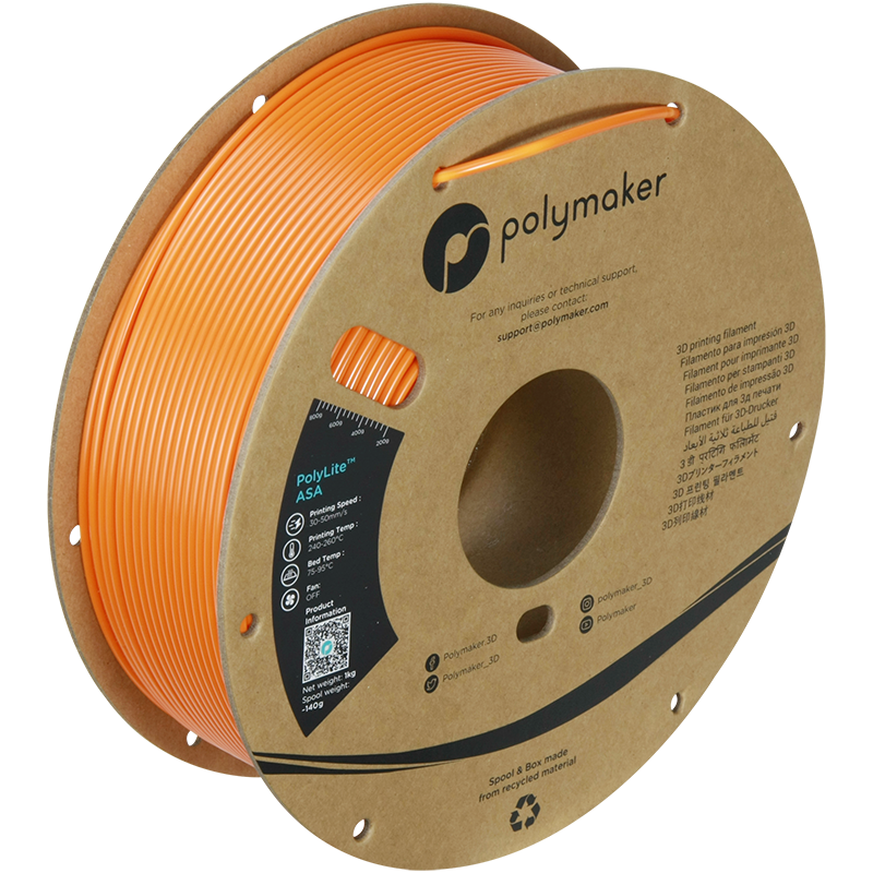Polymaker - PolyLite Orange ASA 2.85mm - 1kg