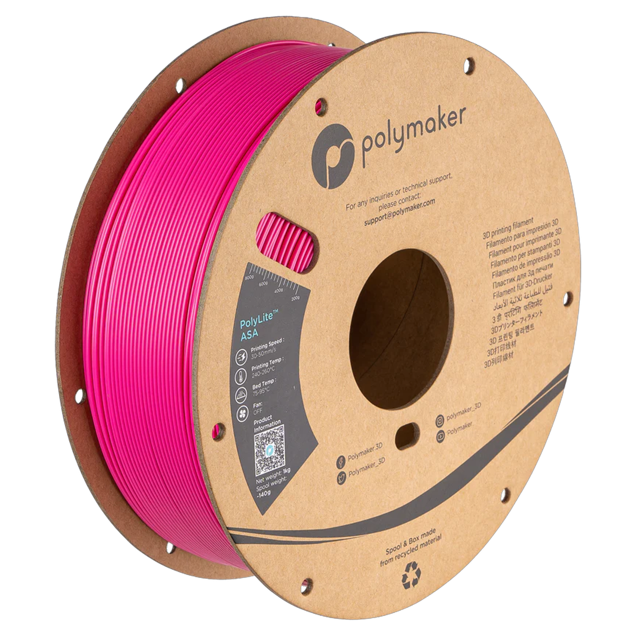 Polymaker - Pop Pink ASA - 1kg