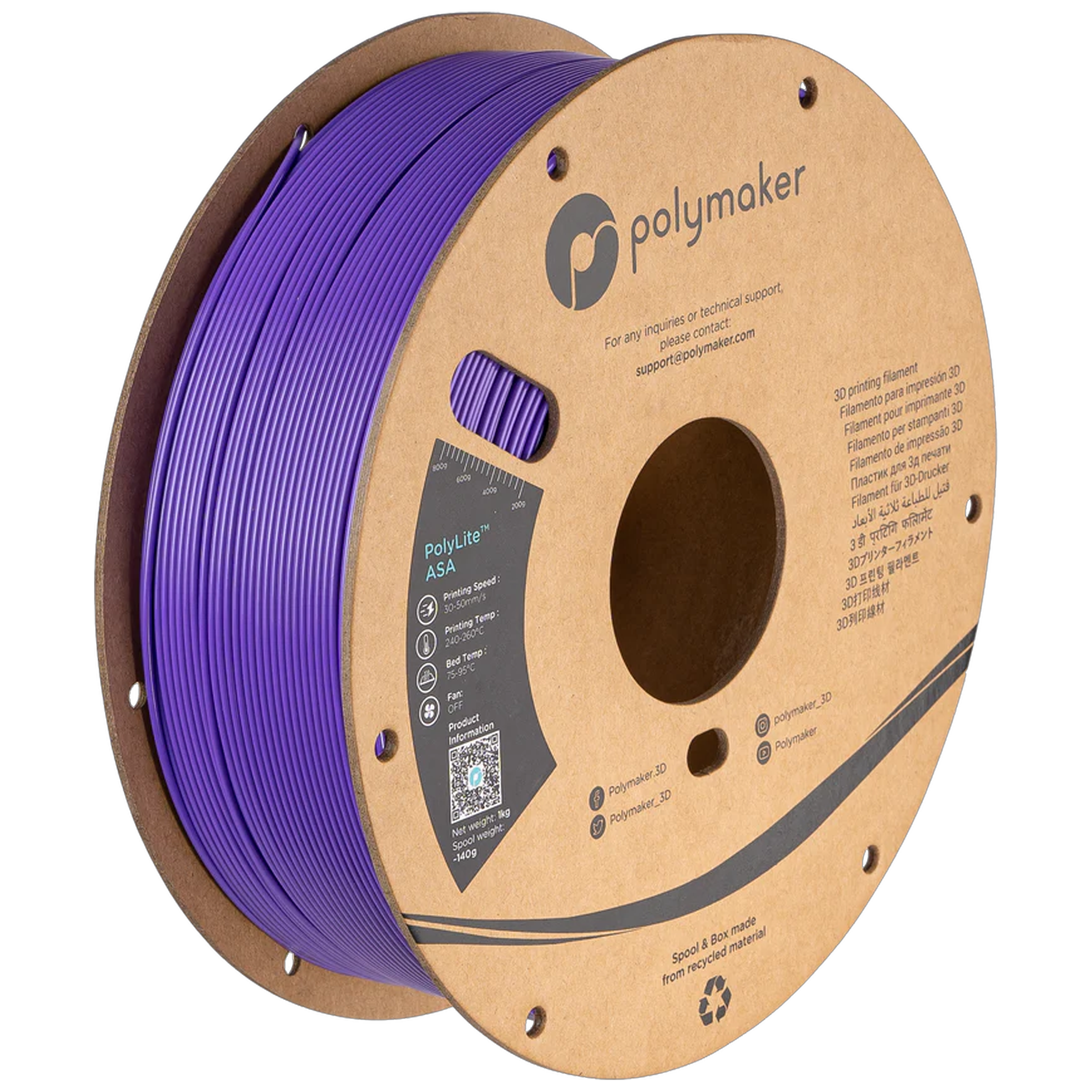 Polymaker - PolyLite Purple ASA - 1kg