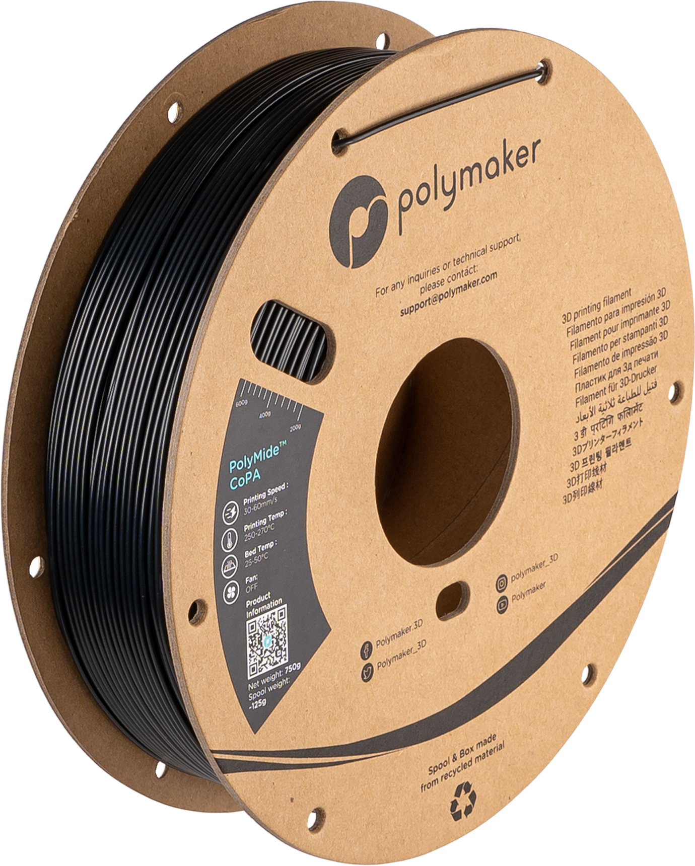 Polymaker - PolyMide Black CoPA - 0.75kg