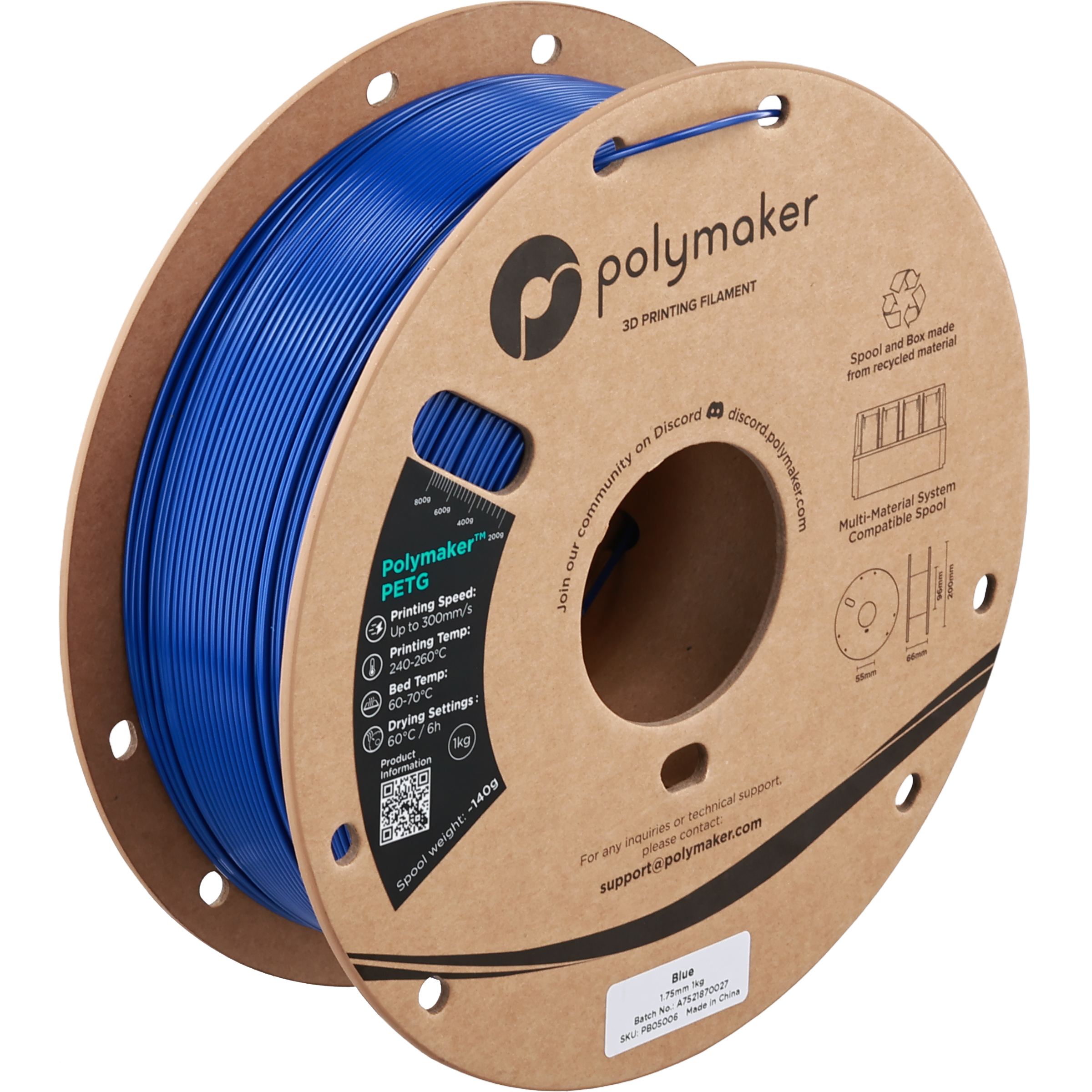 Polymaker - Blue PETG - 1kg