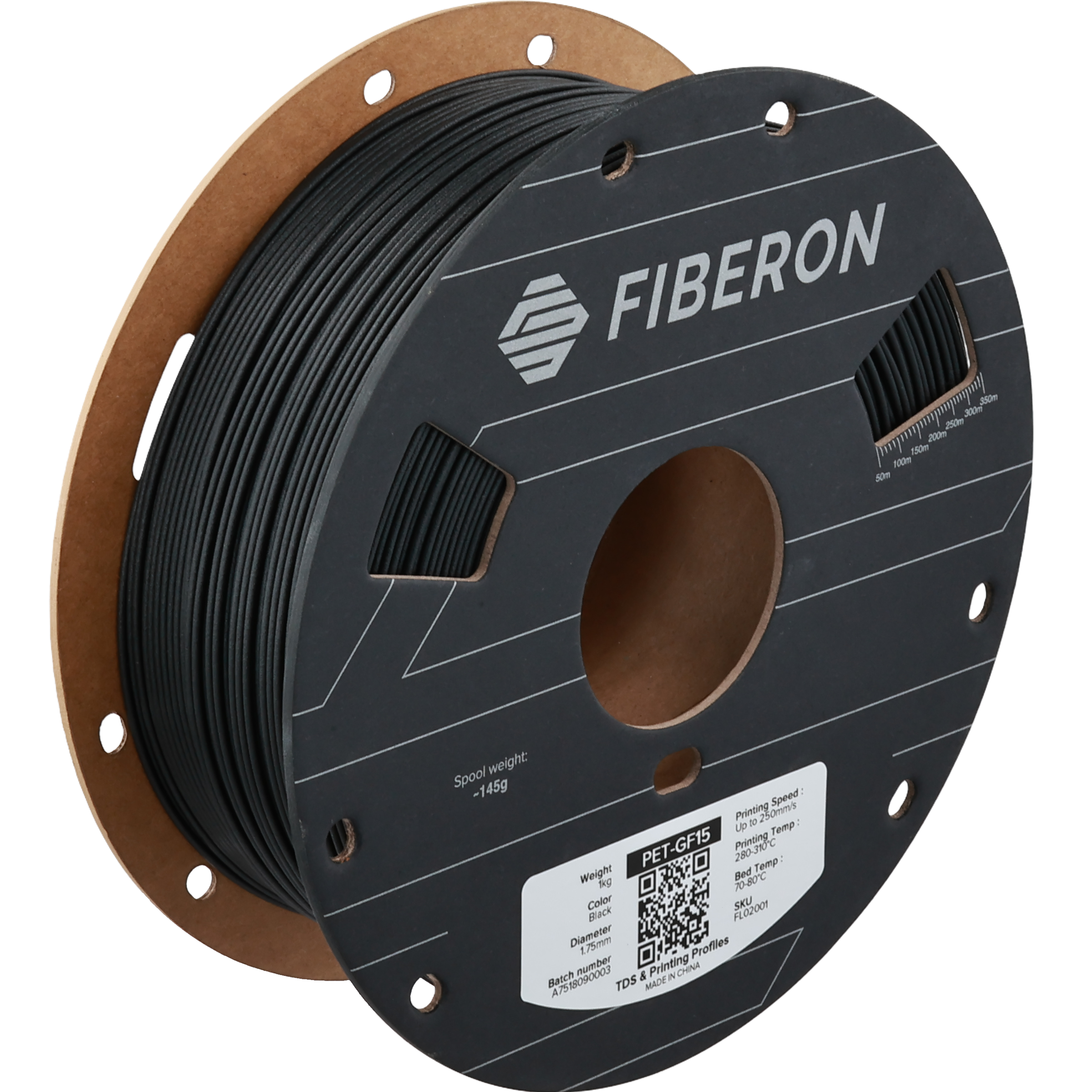 Polymaker - Fiberon Black Glass Fiber PETG - 1kg