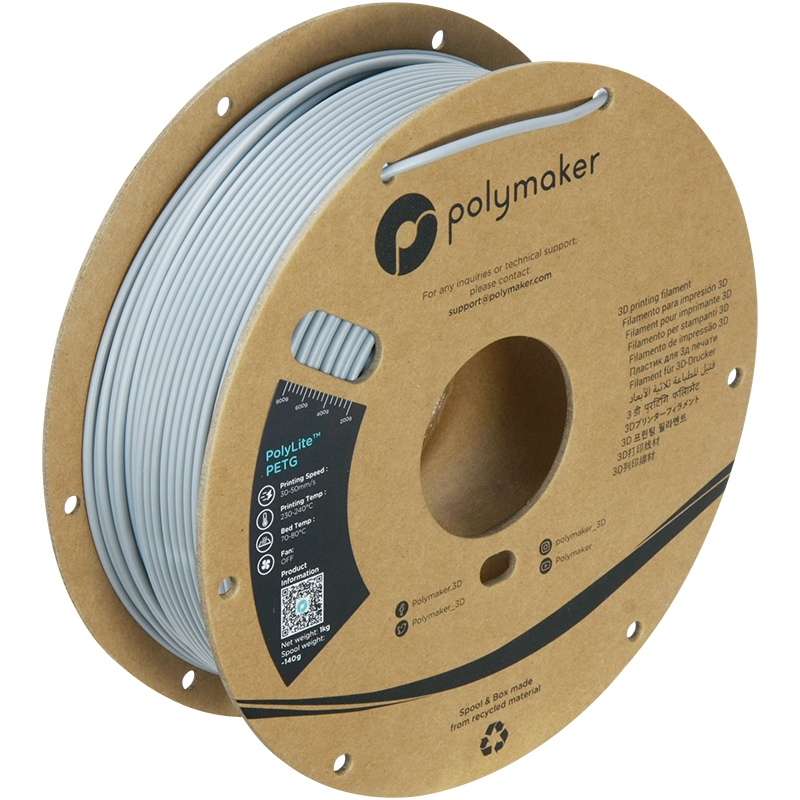 Polymaker - Grey PETG 2.85mm - 1kg