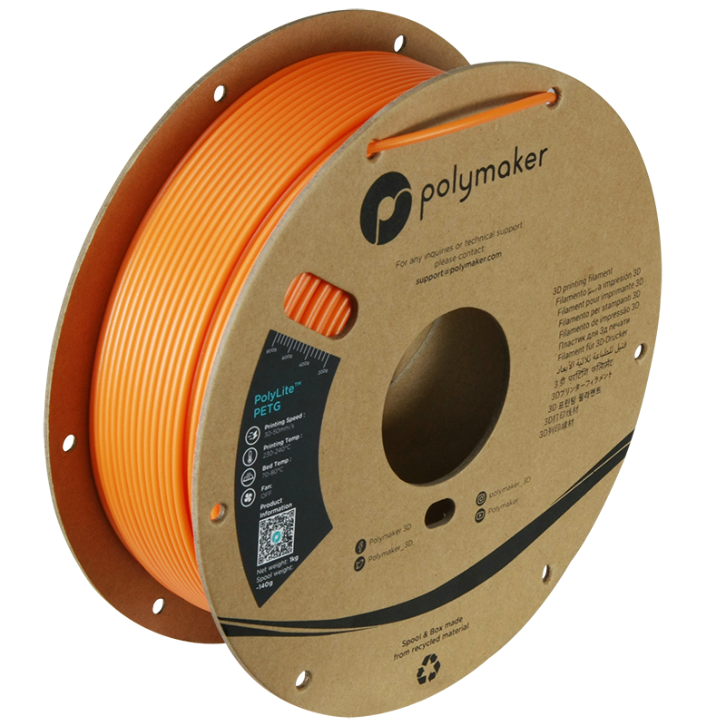 Polymaker - Orange PETG 2.85mm - 1kg