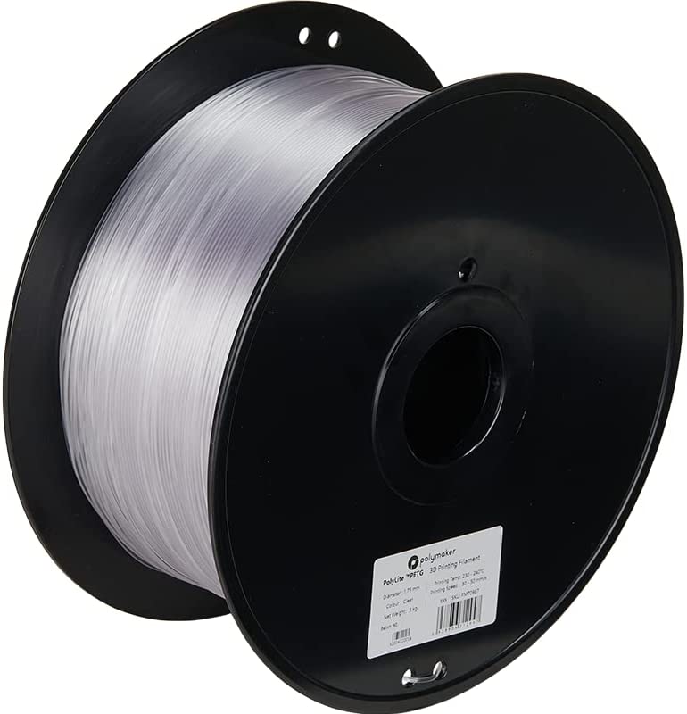 Polymaker - PolyLite Clear Transparent PETG - 3kg