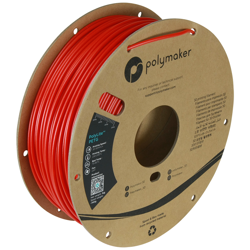 Polymaker - Red PETG 2.85mm - 1kg