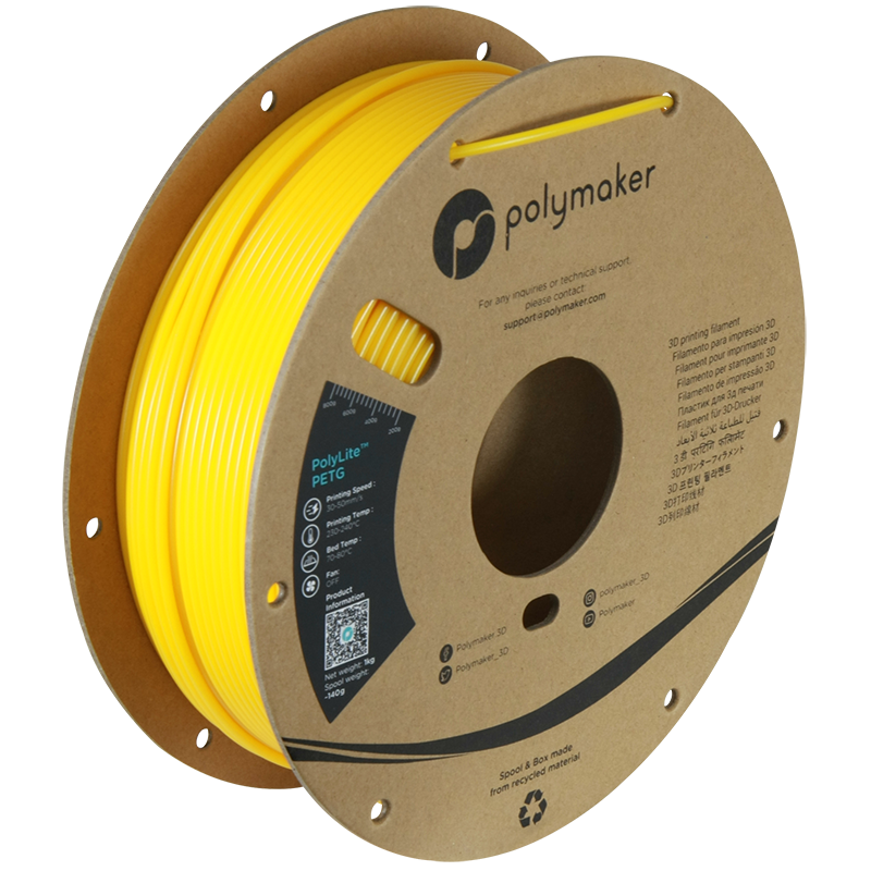 Polymaker - Yellow PETG 2.85mm - 1kg