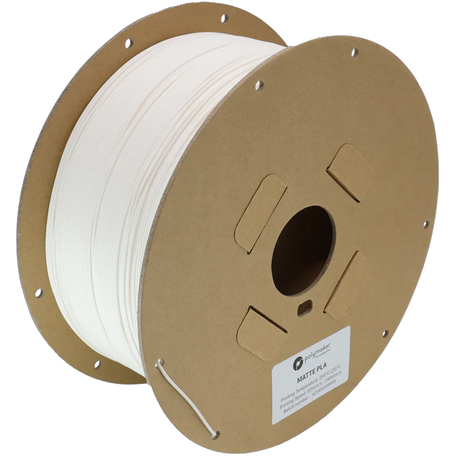 Polymaker - White Matte PLA - 2.5kg