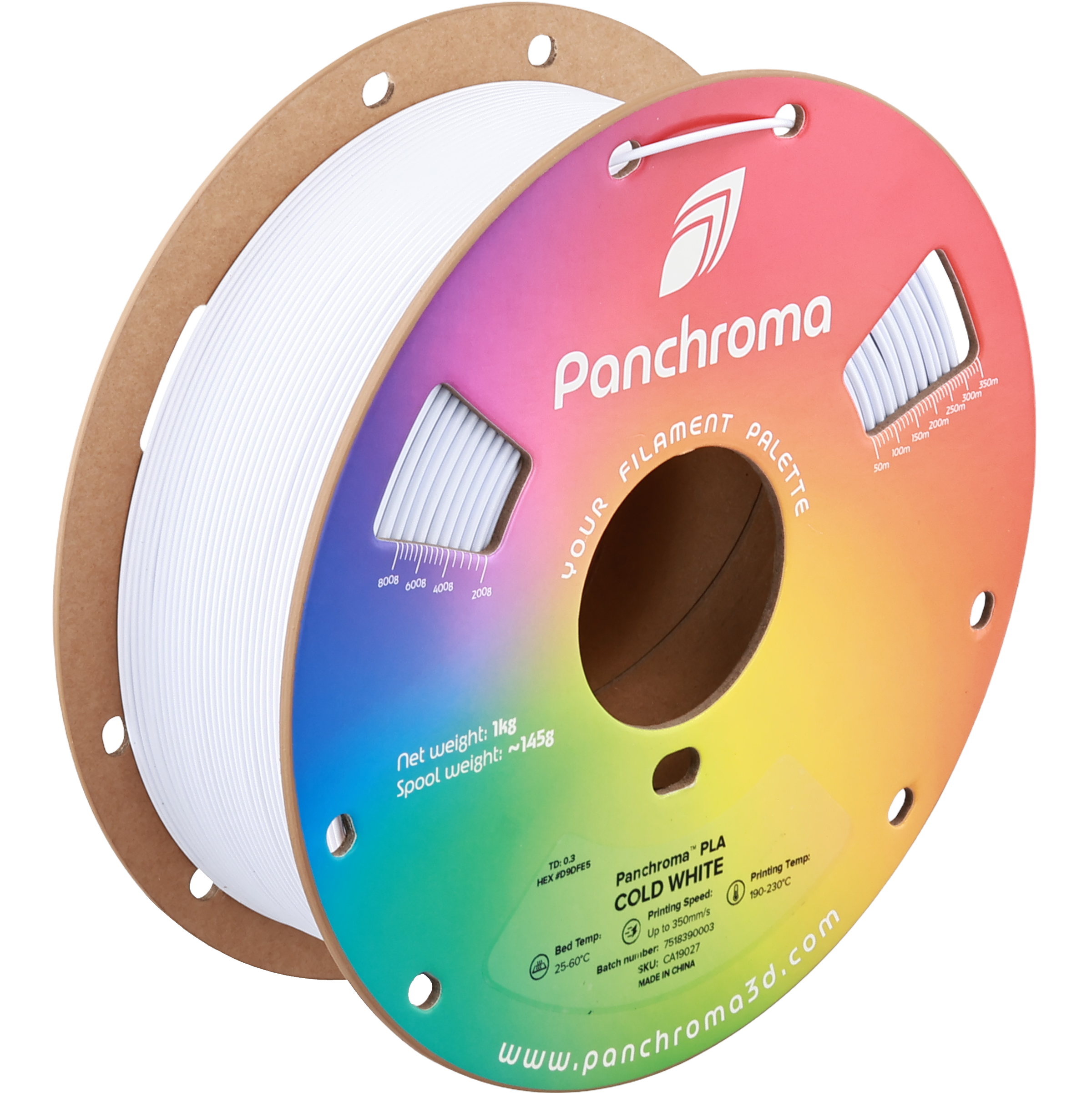 Polymaker - Panchroma Cold White PLA - 1kg