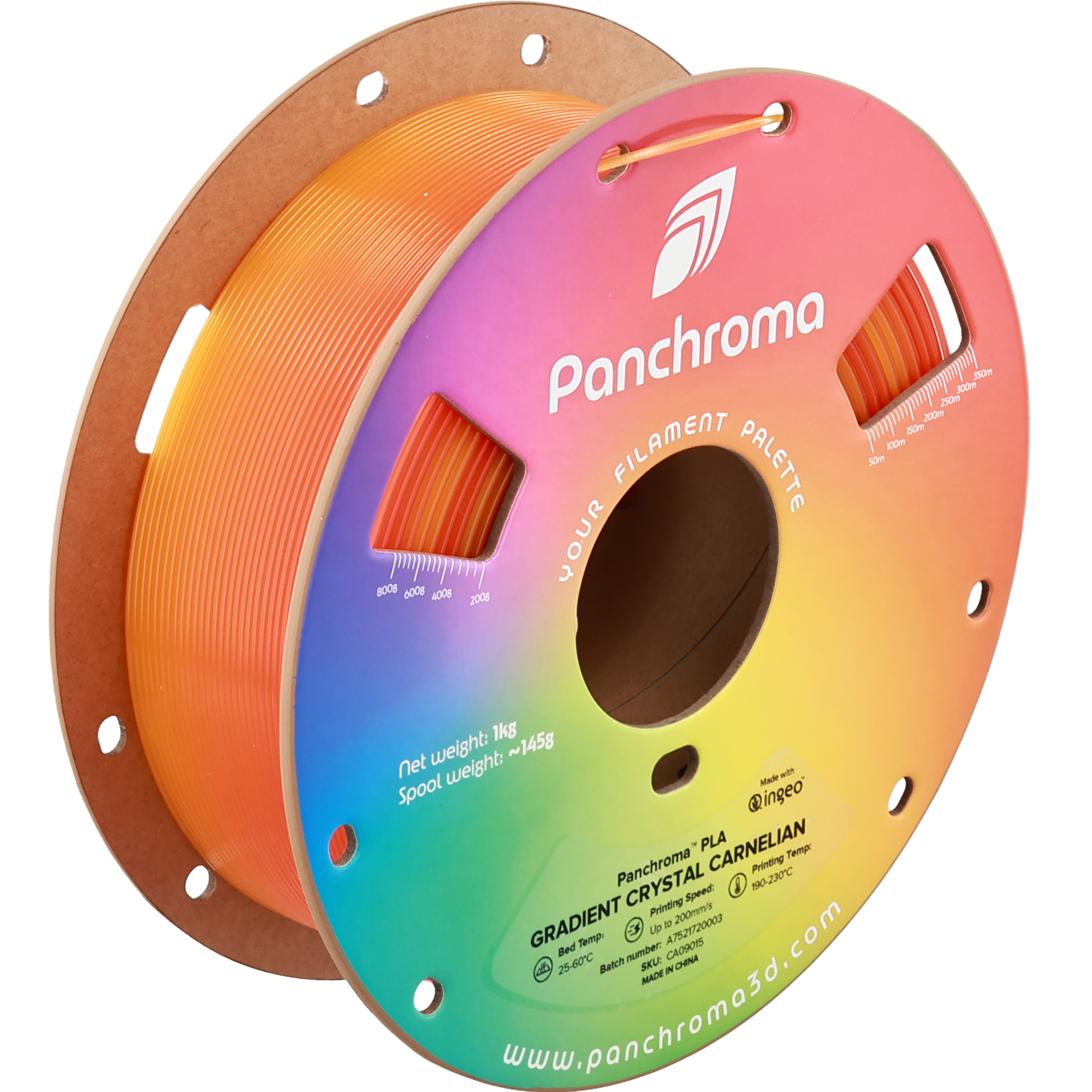 Polymaker - Panchroma Gradient Carnelian Crystal PLA - 1kg