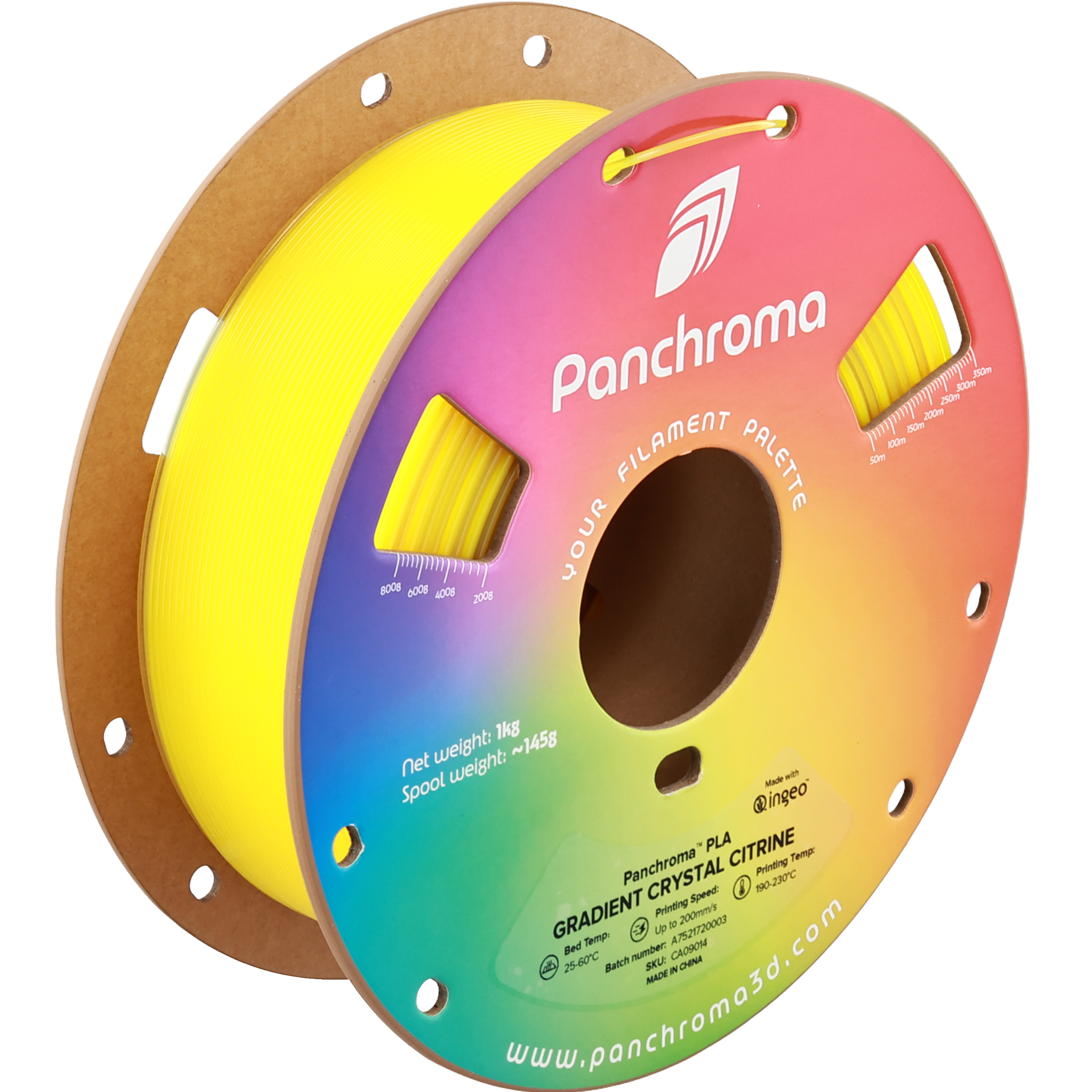 Polymaker - Panchroma Gradient Citrine Crystal PLA - 1kg