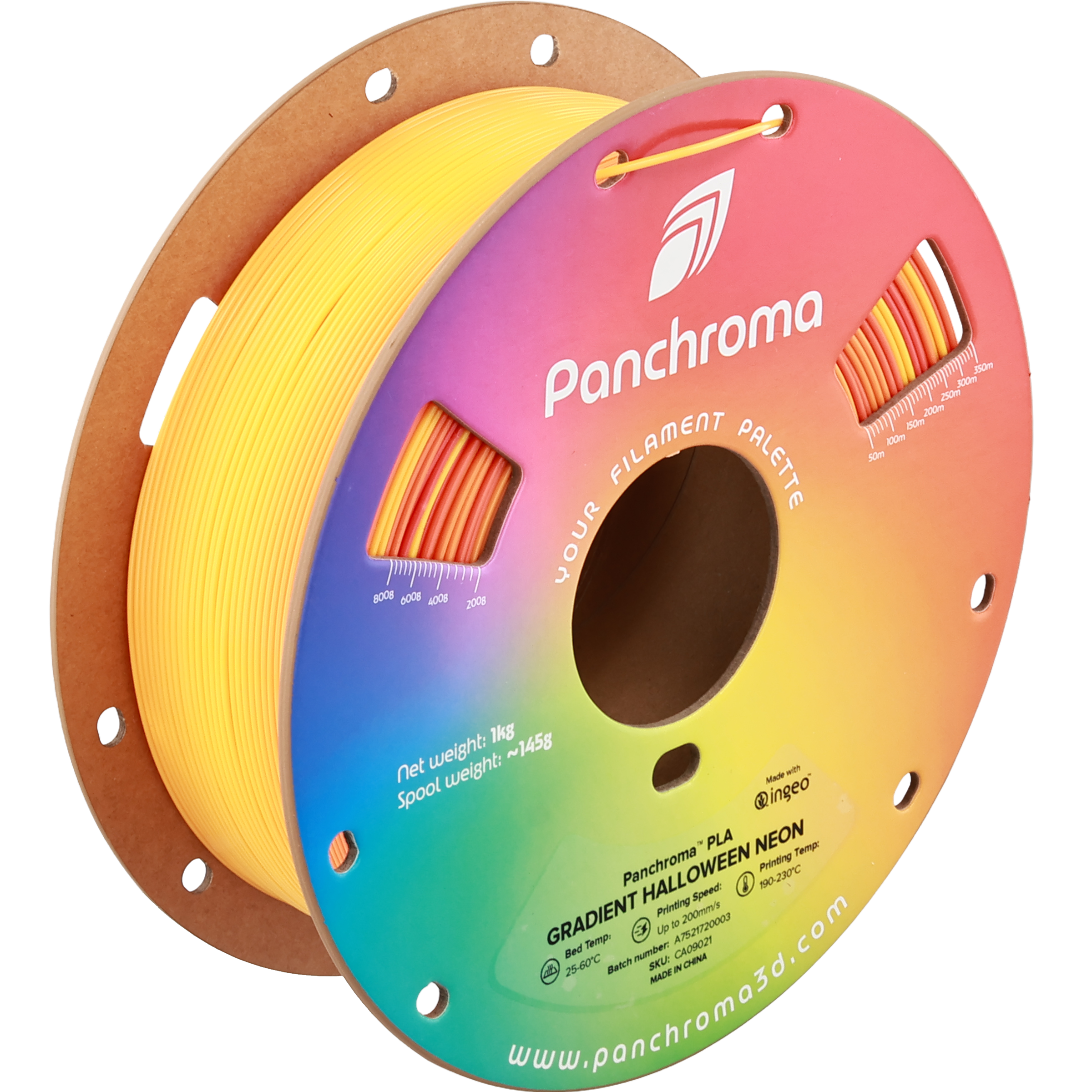 Polymaker - Panchroma Gradient Halloween Fluorescent PLA - 1kg