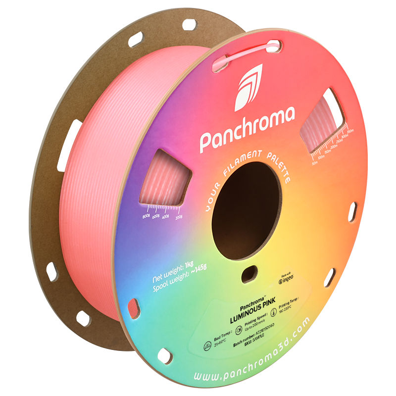 Polymaker - Panchroma Luminous Pink Glow PLA 1.75mm - 1kg