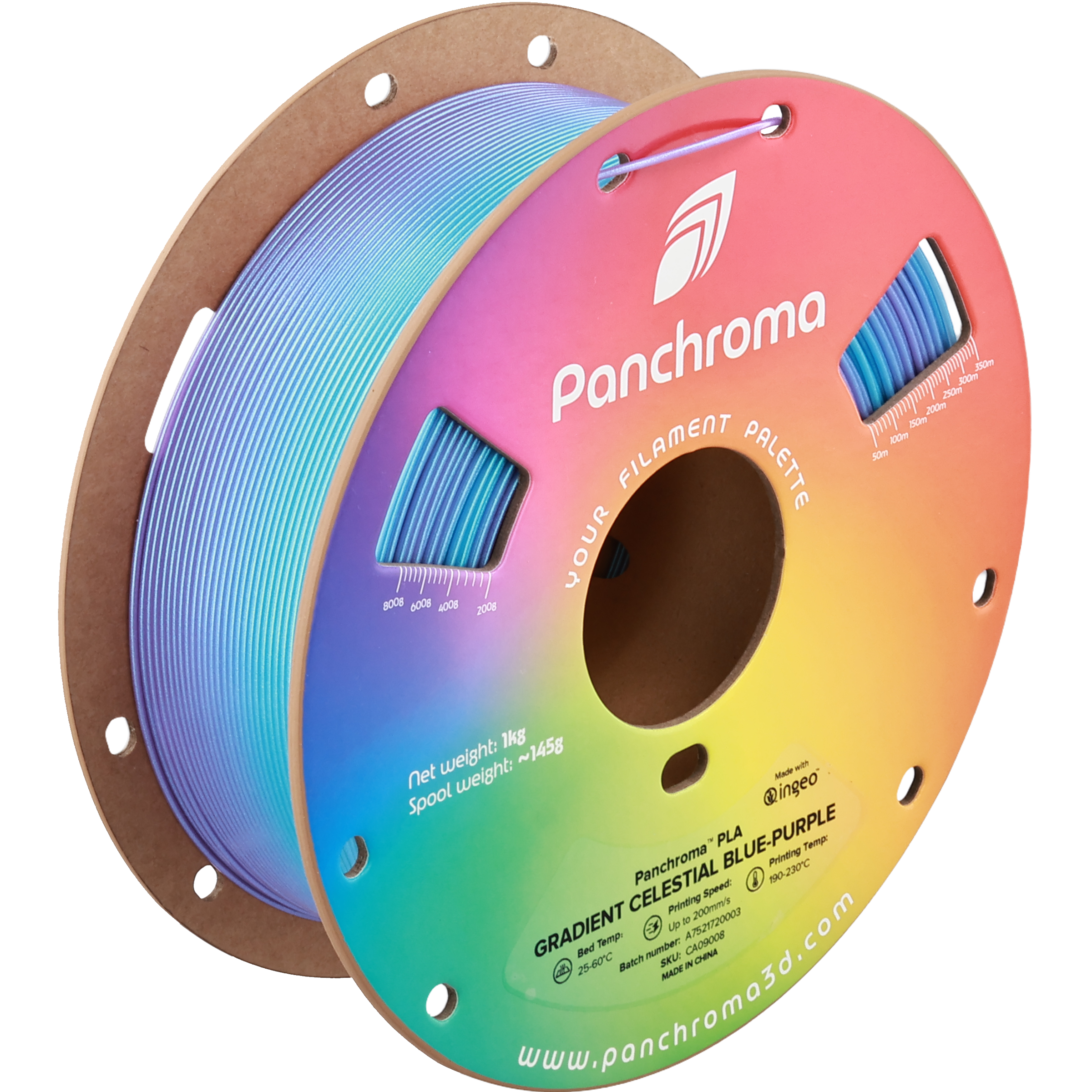 Polymaker - Panchroma Gradient Celestial Blue Purple PLA 1.75mm - 1kg