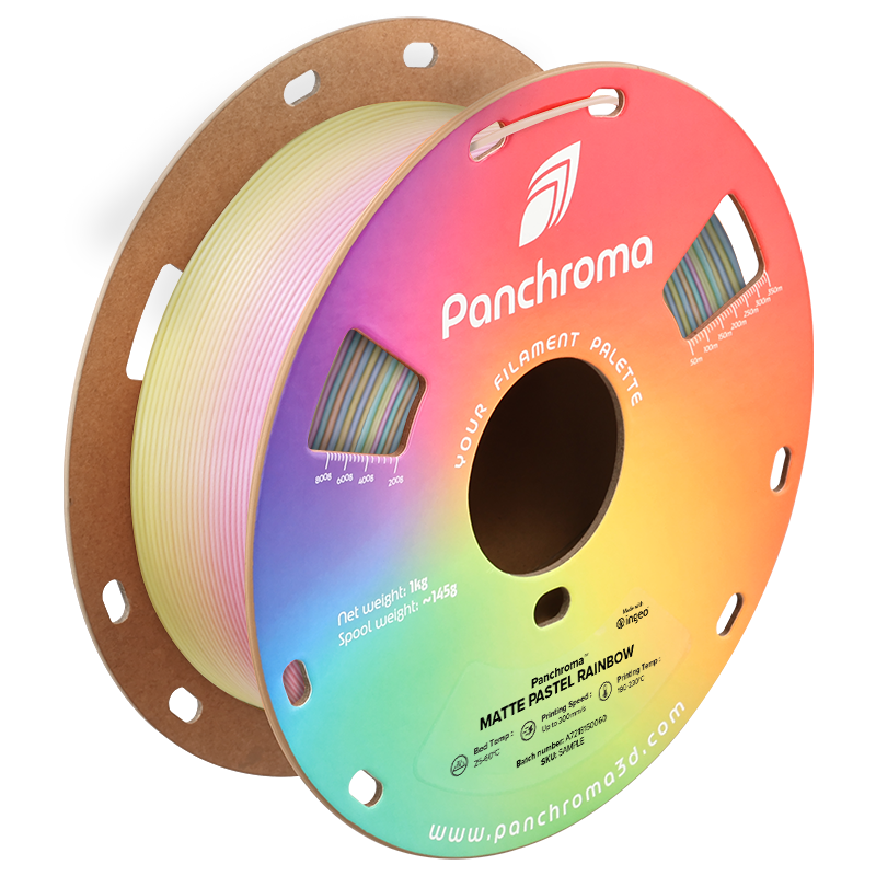 Polymaker - Panchroma Gradient Pastel Rainbow Matte PLA - 1kg
