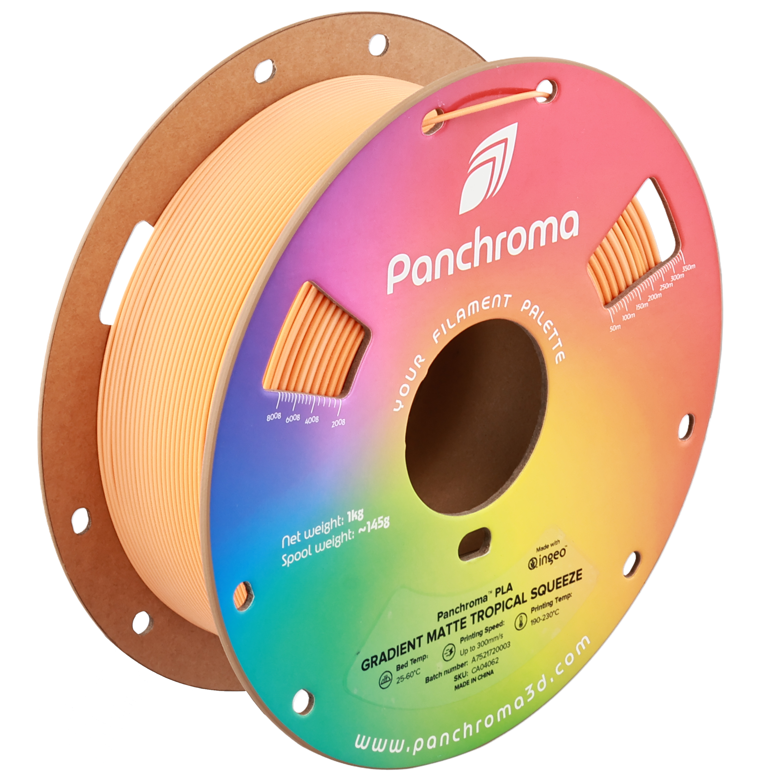 Polymaker - Panchroma Gradient Tropical Squeeze Matte PLA - 1kg