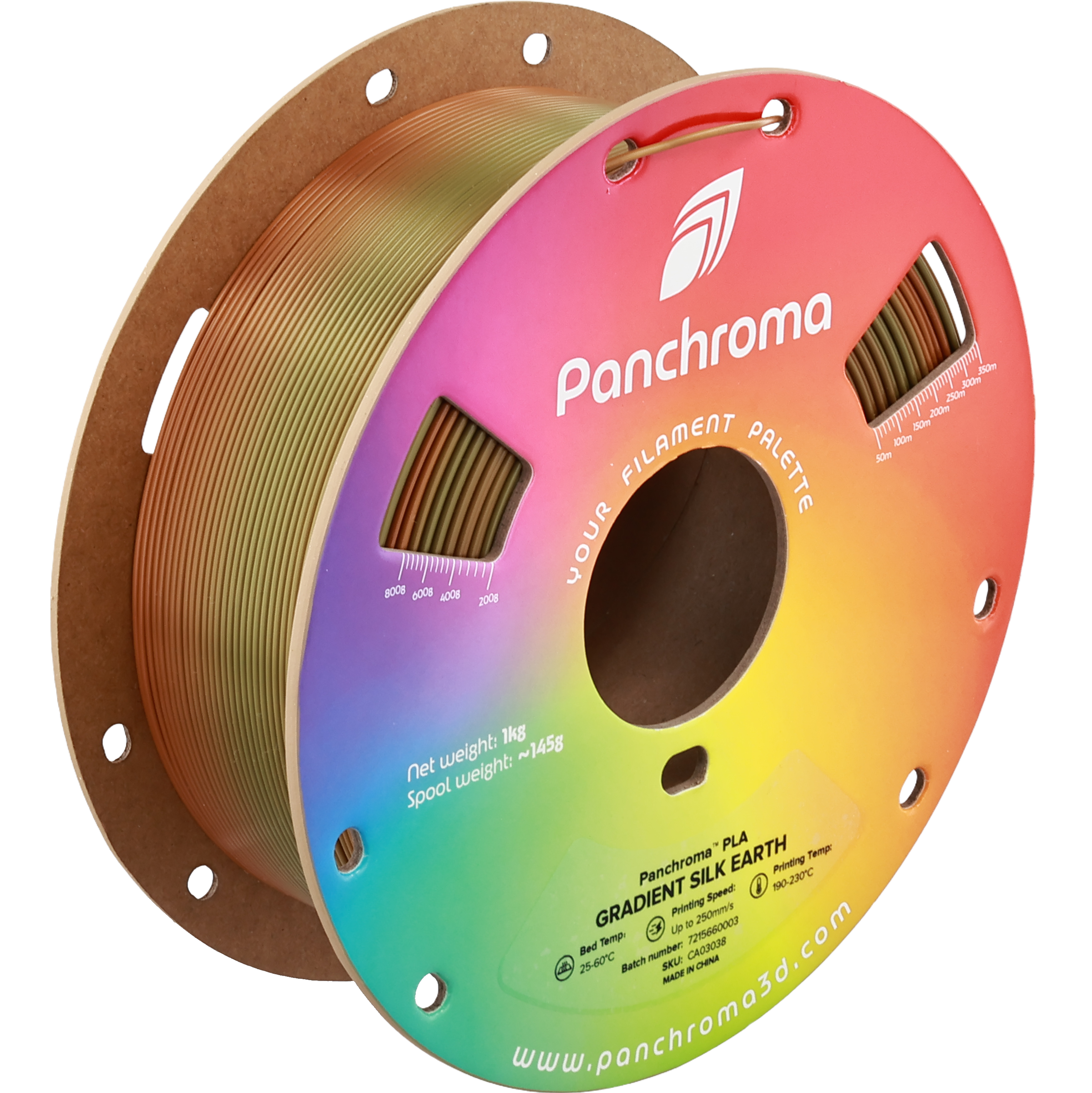 Polymaker - Panchroma Gradient Earth Silk PLA 1.75mm - 1kg