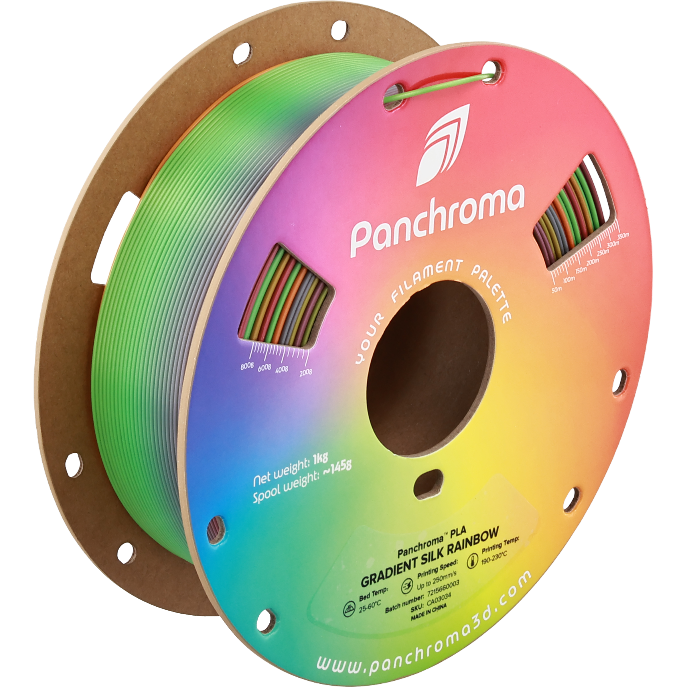 Polymaker - Panchroma Gradient Rainbow Silk PLA - 1kg