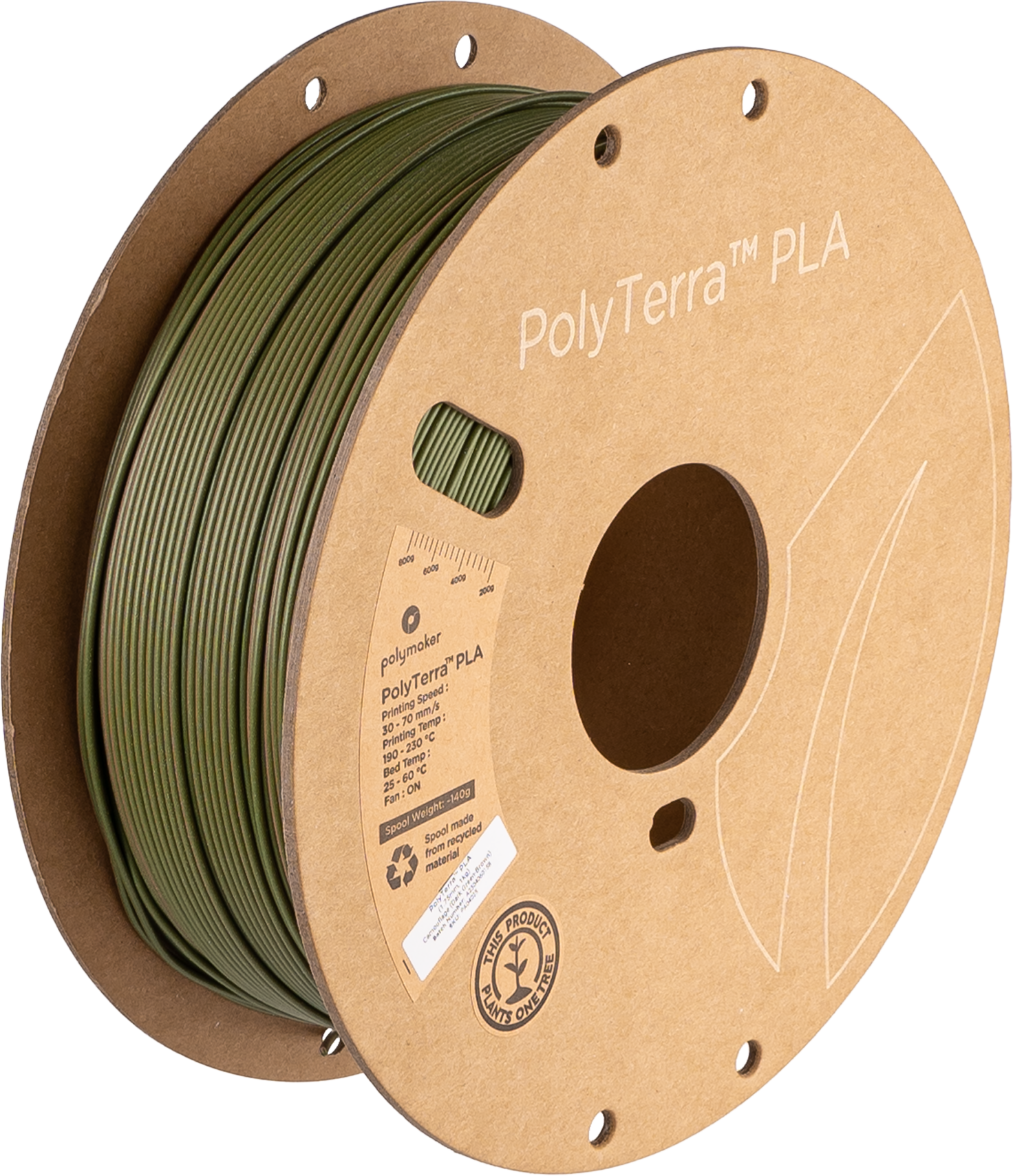 Polymaker - Panchroma Matte Camouflage (Dark Green-Brown) PLA - 1kg