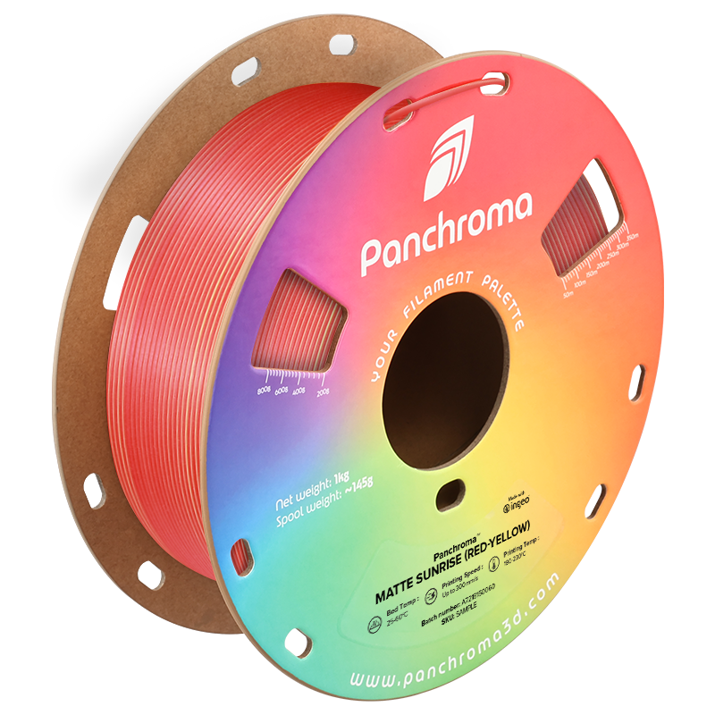Polymaker - Panchroma Dual Sunrise Red Yellow Matte PLA - 1kg