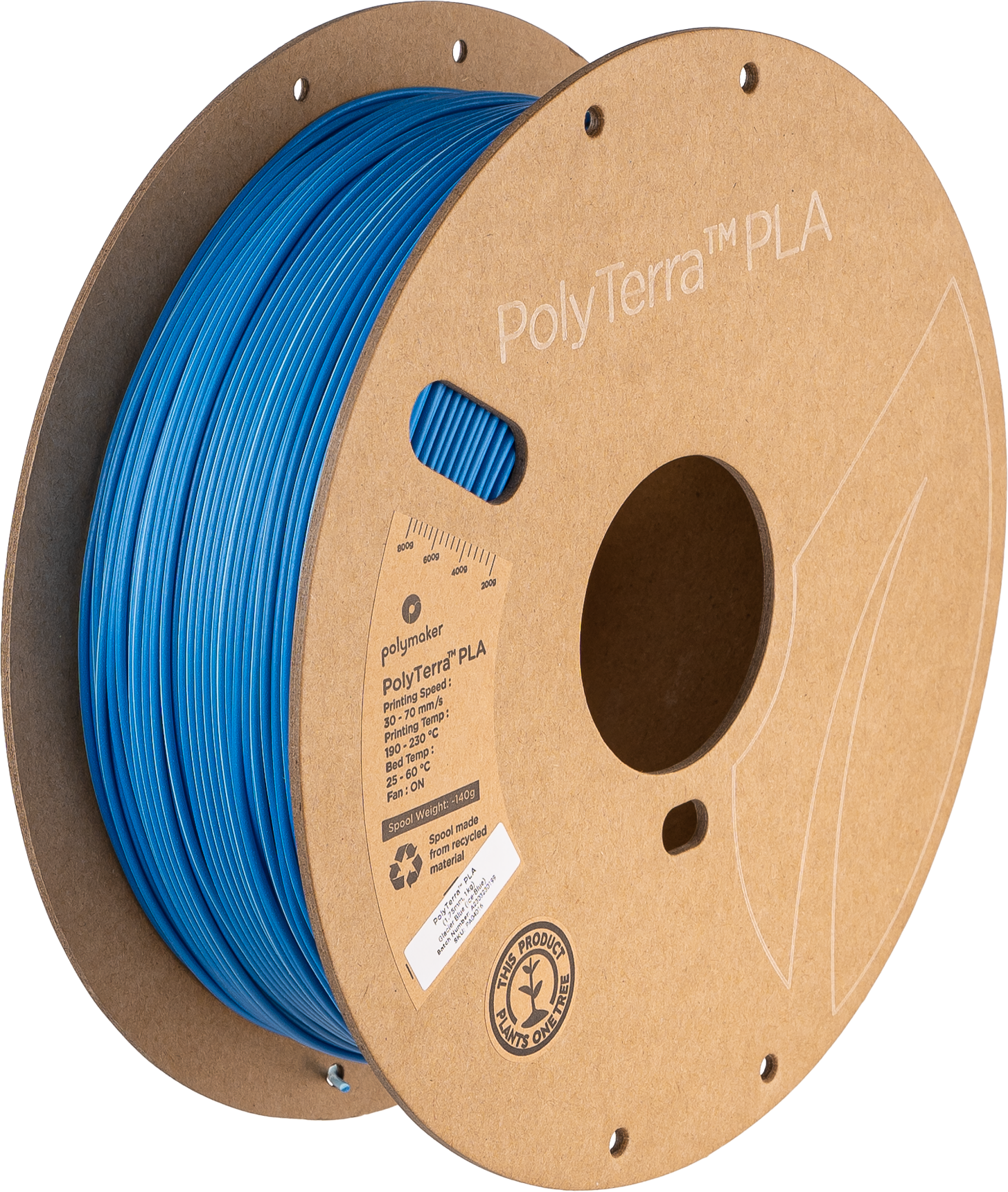 Polymaker - Panchroma Glacier Blue Ice Matte PLA - 1kg