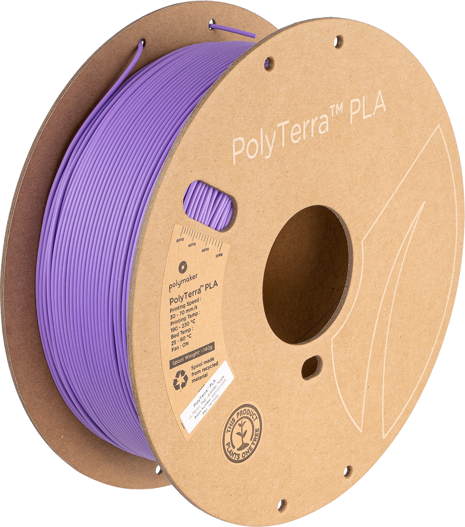 Polymaker - Panchroma Lavender Purple Matte PLA 2.85mm - 1kg