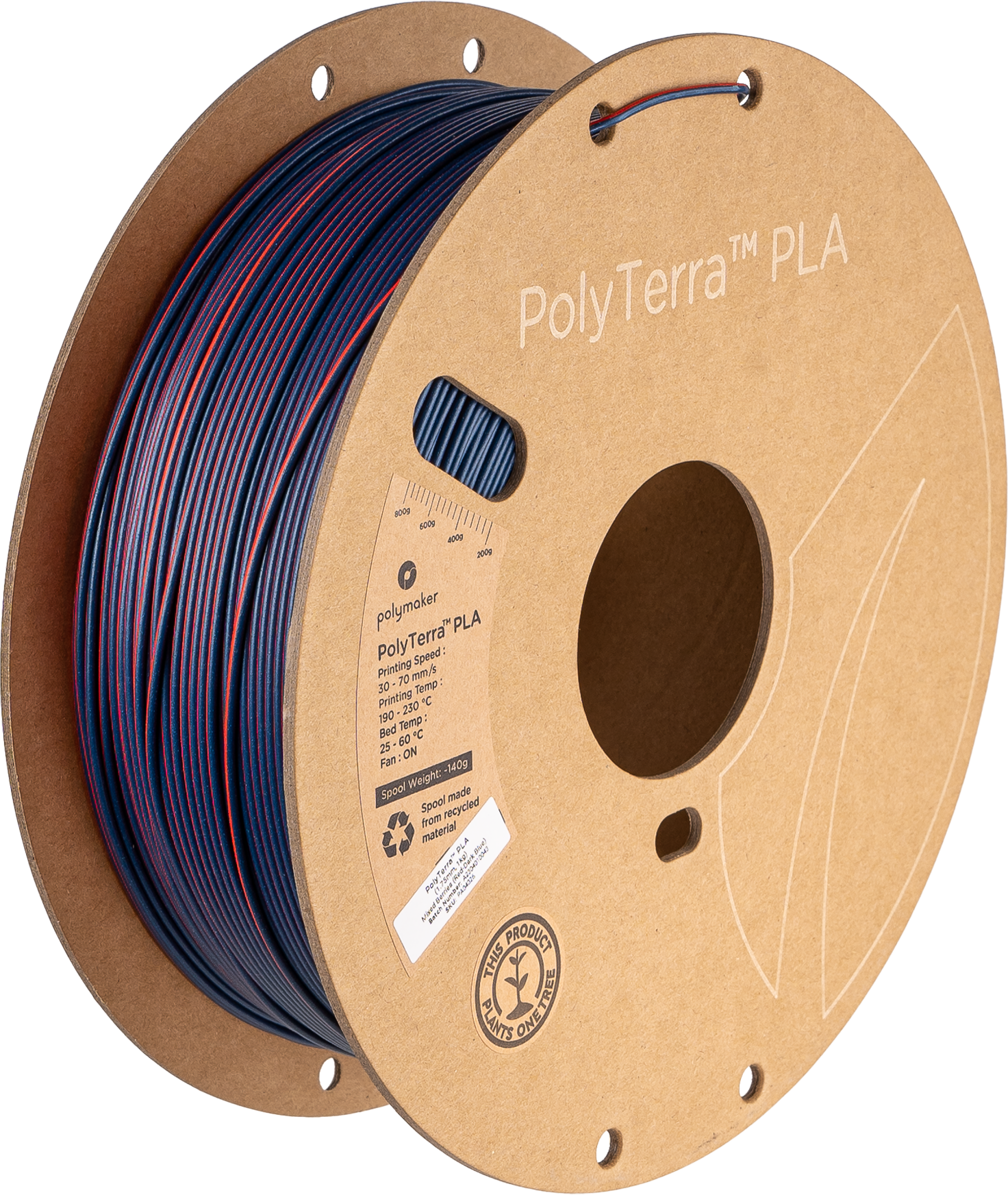 Polymaker - Panchroma Mixed Berries Red Dark Blue Matte PLA - 1kg
