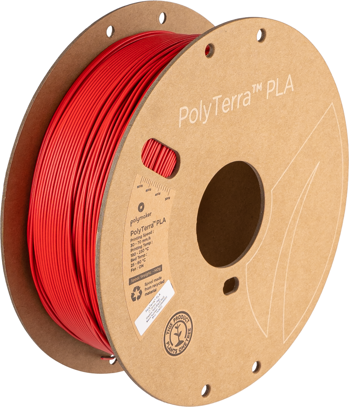 Polymaker - Panchroma Shadow Red Black Matte PLA - 1kg