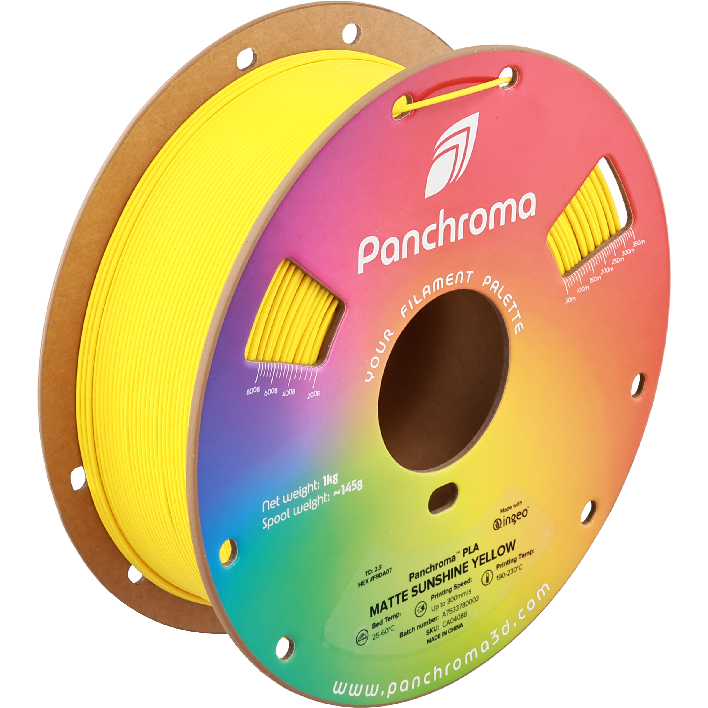 Polymaker - Panchroma Sunshine Yellow Matte PLA - 1kg