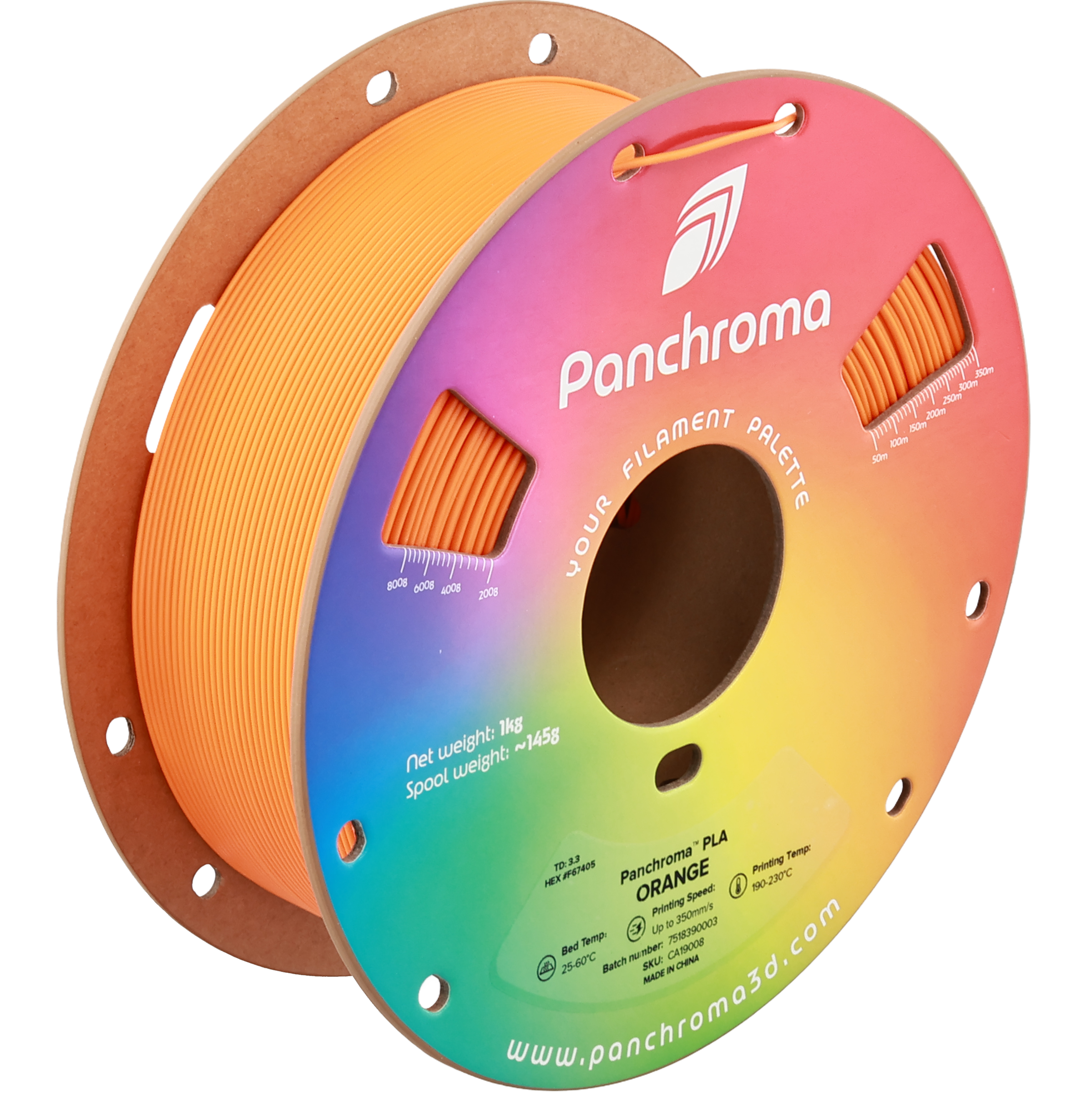 Polymaker - Panchroma Orange PLA - 1kg