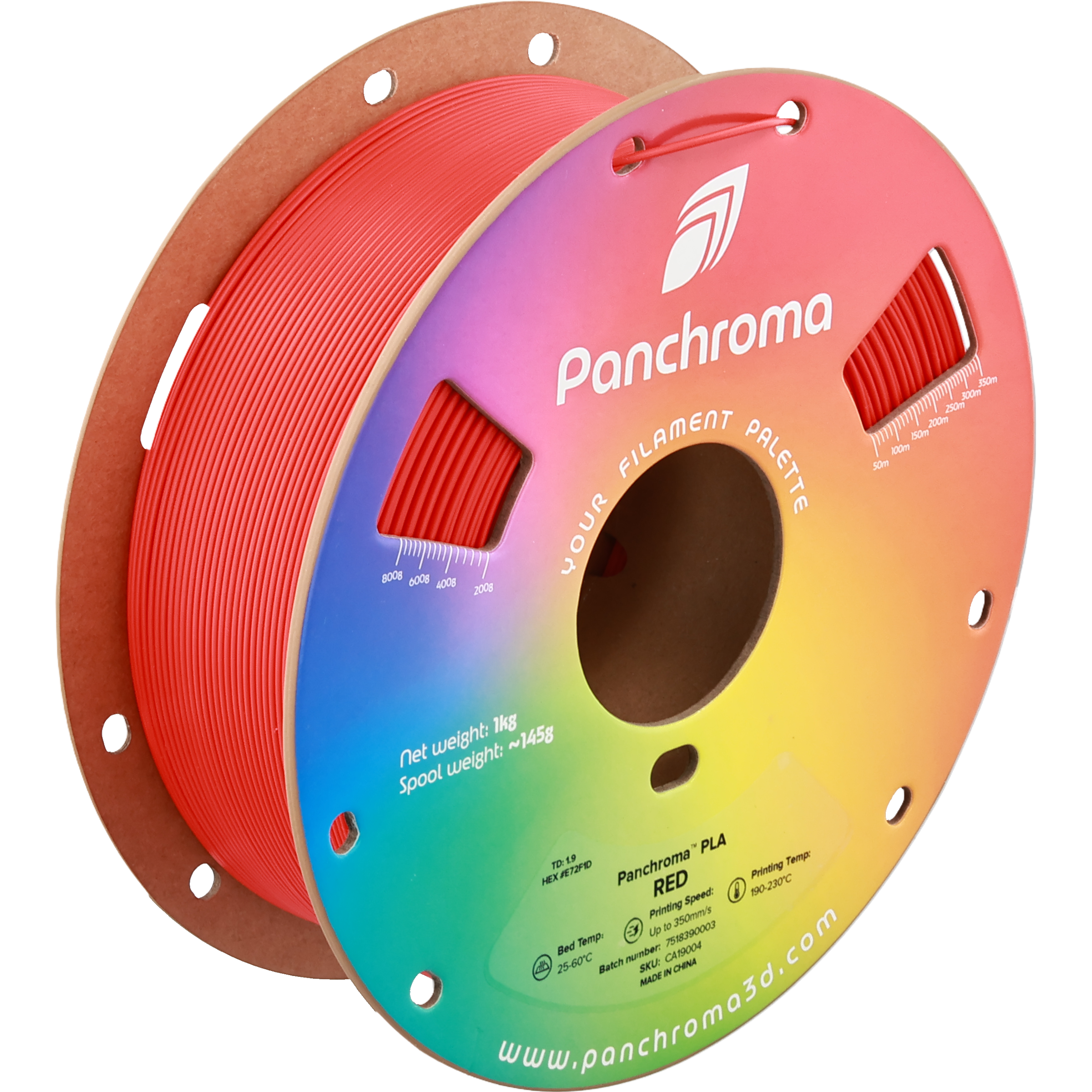Polymaker - Panchroma Red PLA - 1kg