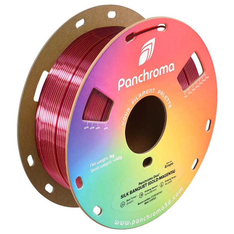 Polymaker - Panchroma Dual Banquet Gold Magenta Silk PLA - 1kg