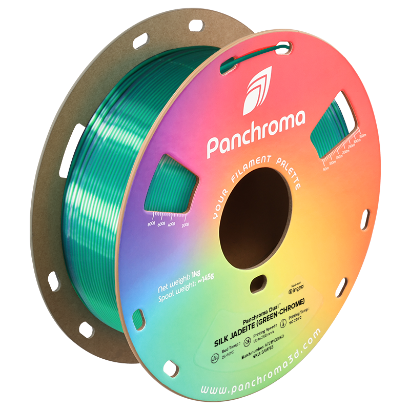 Polymaker - Panchroma Dual Jadeite Green Chrome Silk PLA 1.75mm - 1kg