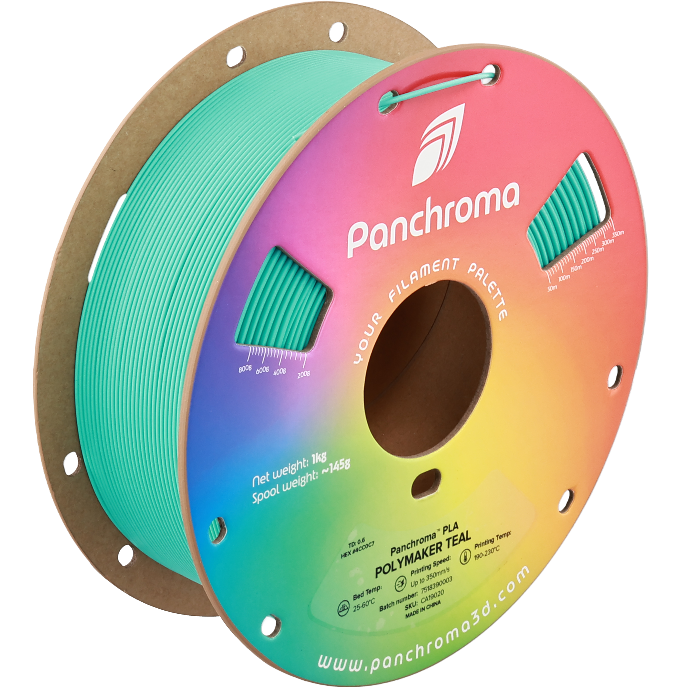 Polymaker - Panchroma Teal PLA - 1kg